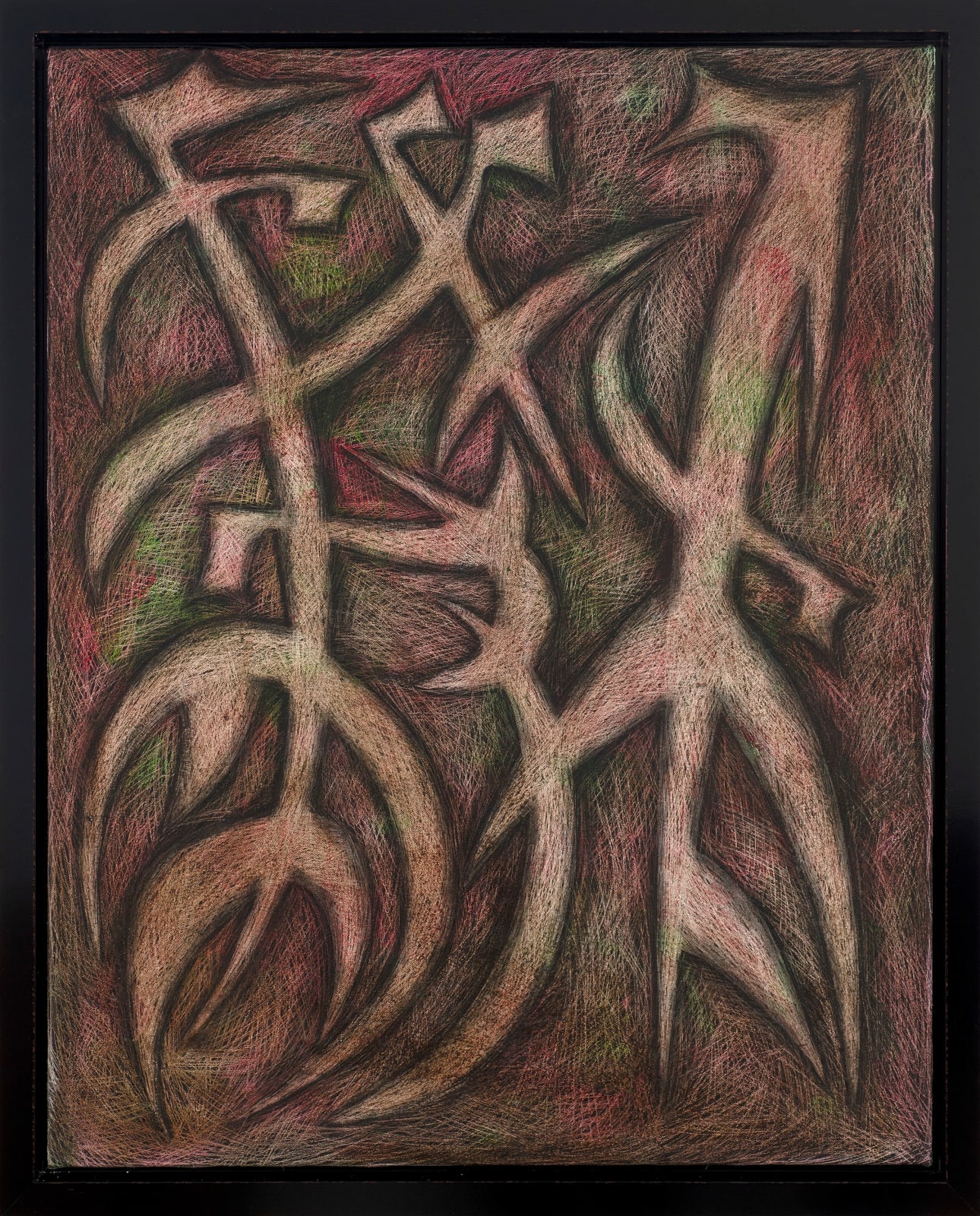 Syed Sadequain, Two Figures, 1966