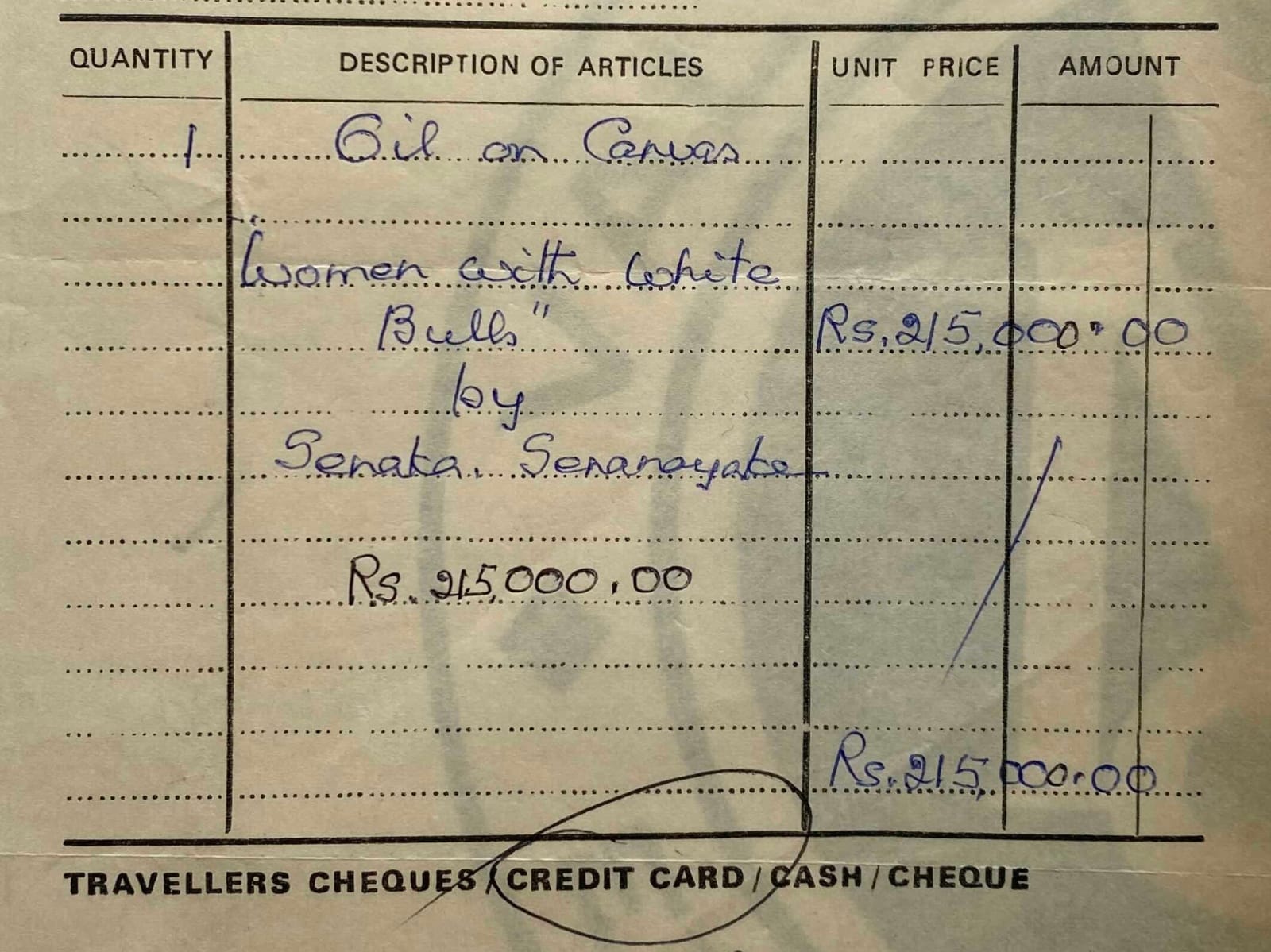 Senaka Senanayake, Women with White Bulls, 2004