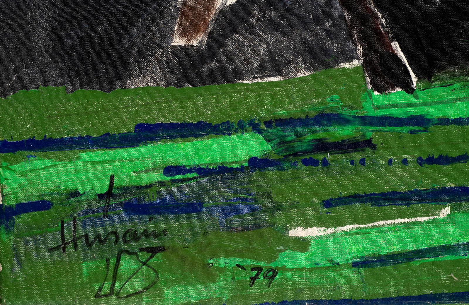 Maqbool Fida Husain, Untitled (Ibn-e-Zainab series), 1979