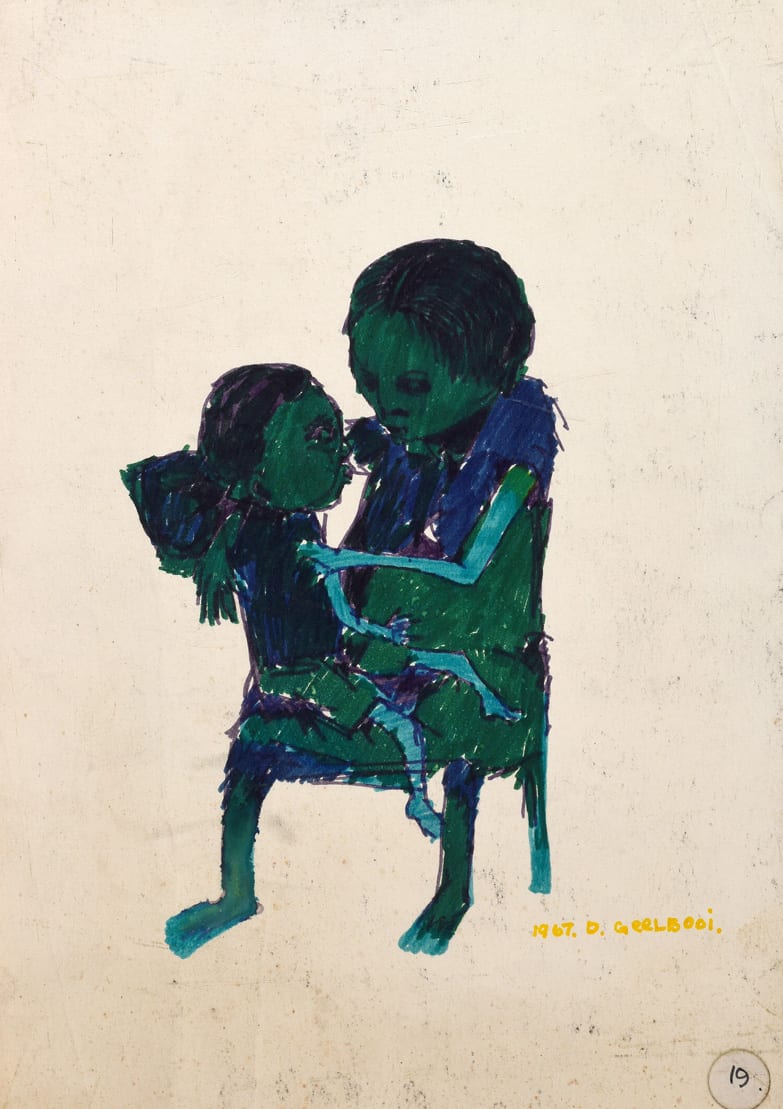 Dumile Feni, Mother and Child, 1967