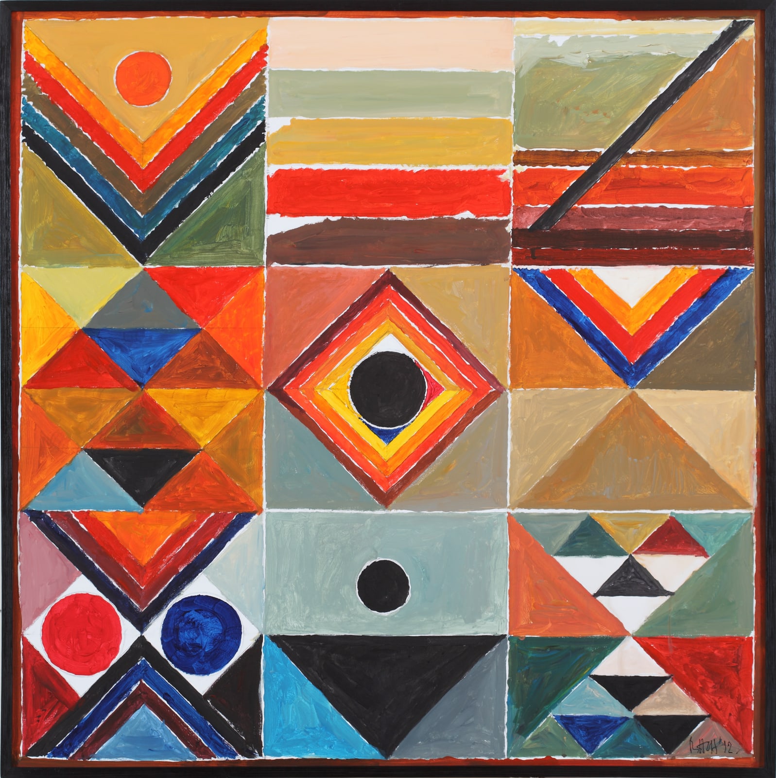 Sayed Haider Raza, Relation, 2012