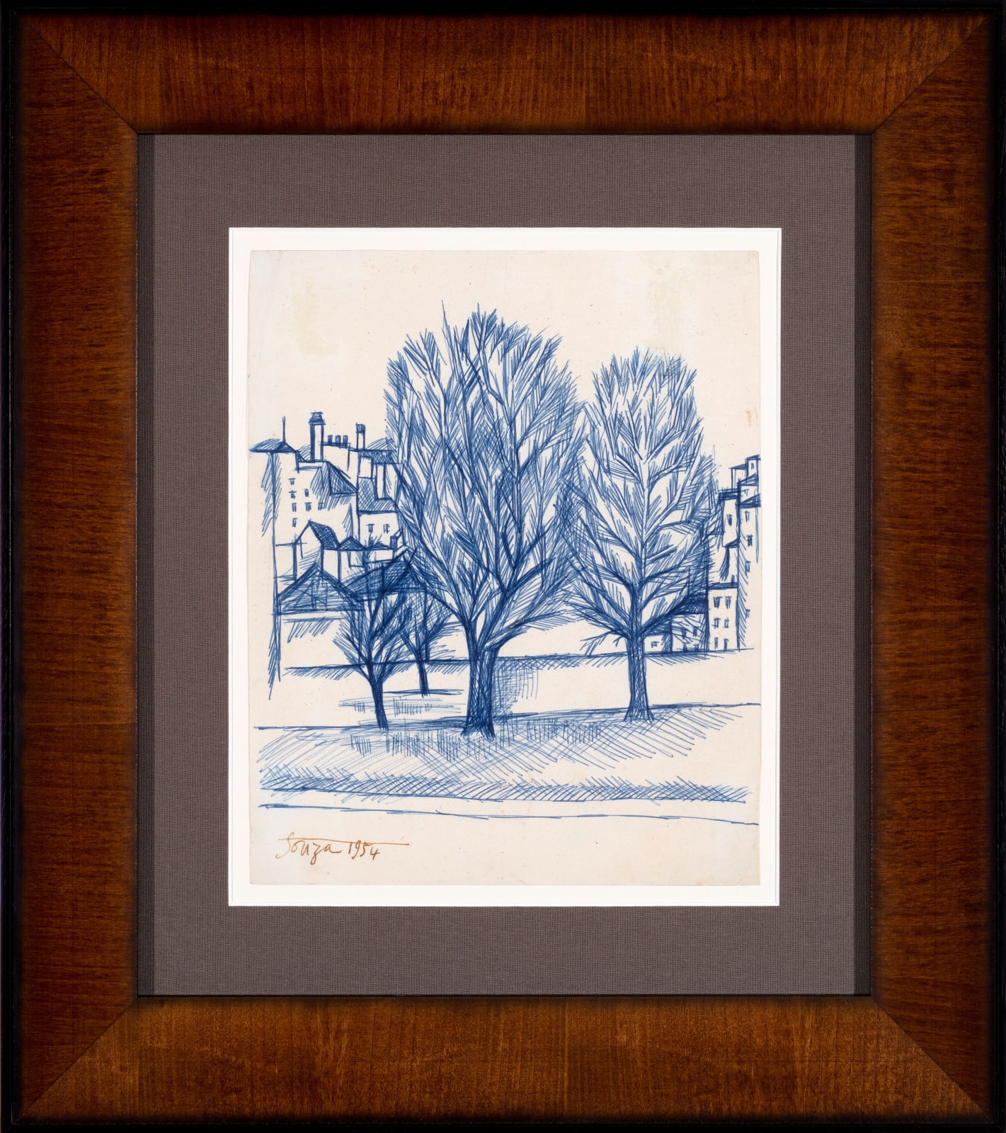 Francis Newton Souza, Untitled (Paris), 1954