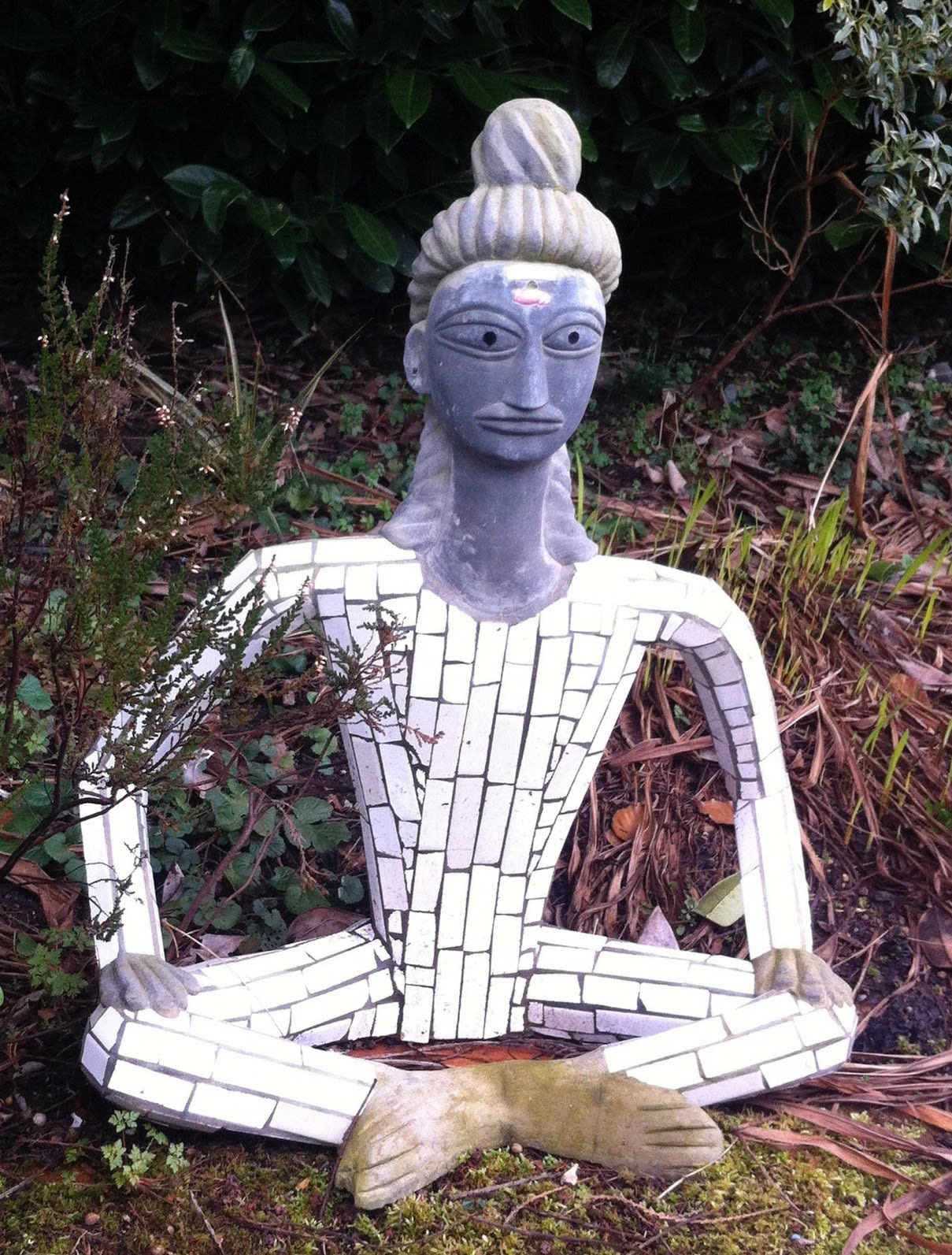 Nek Chand, Seated Figure, 1980-1990