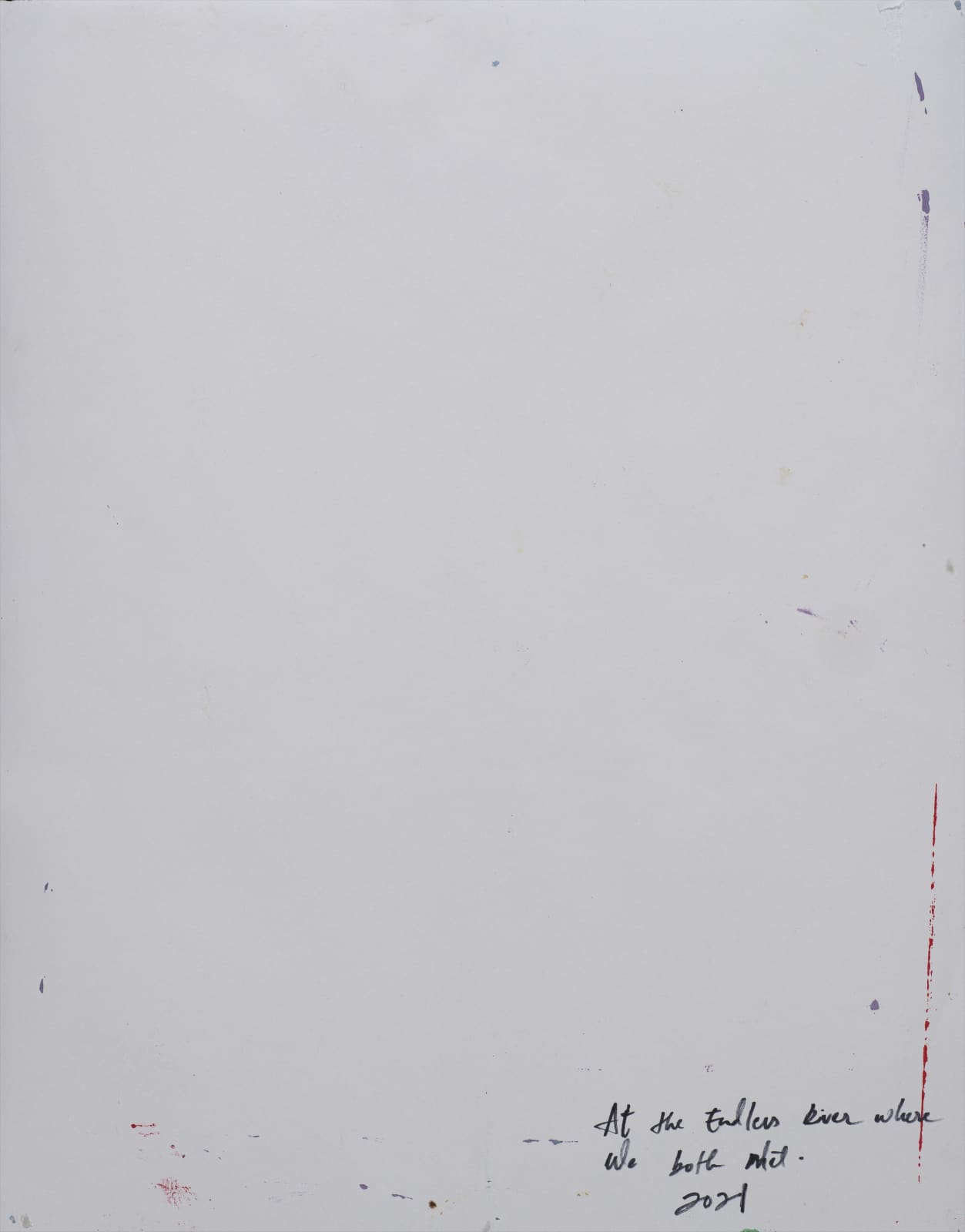 Rithika Pandey, All the endless lives where we both met, 2021