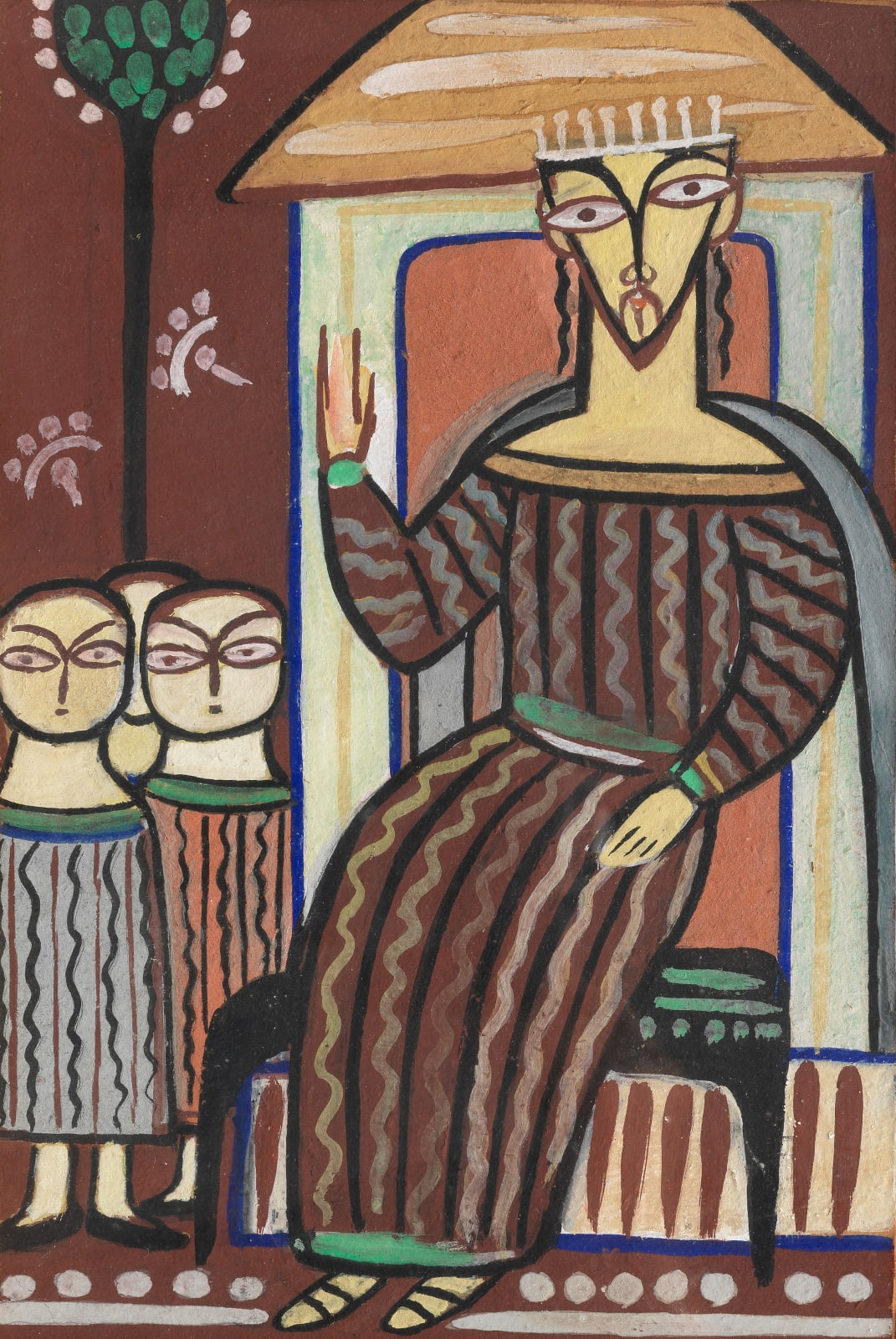 Jamini Roy, Christ Preaching