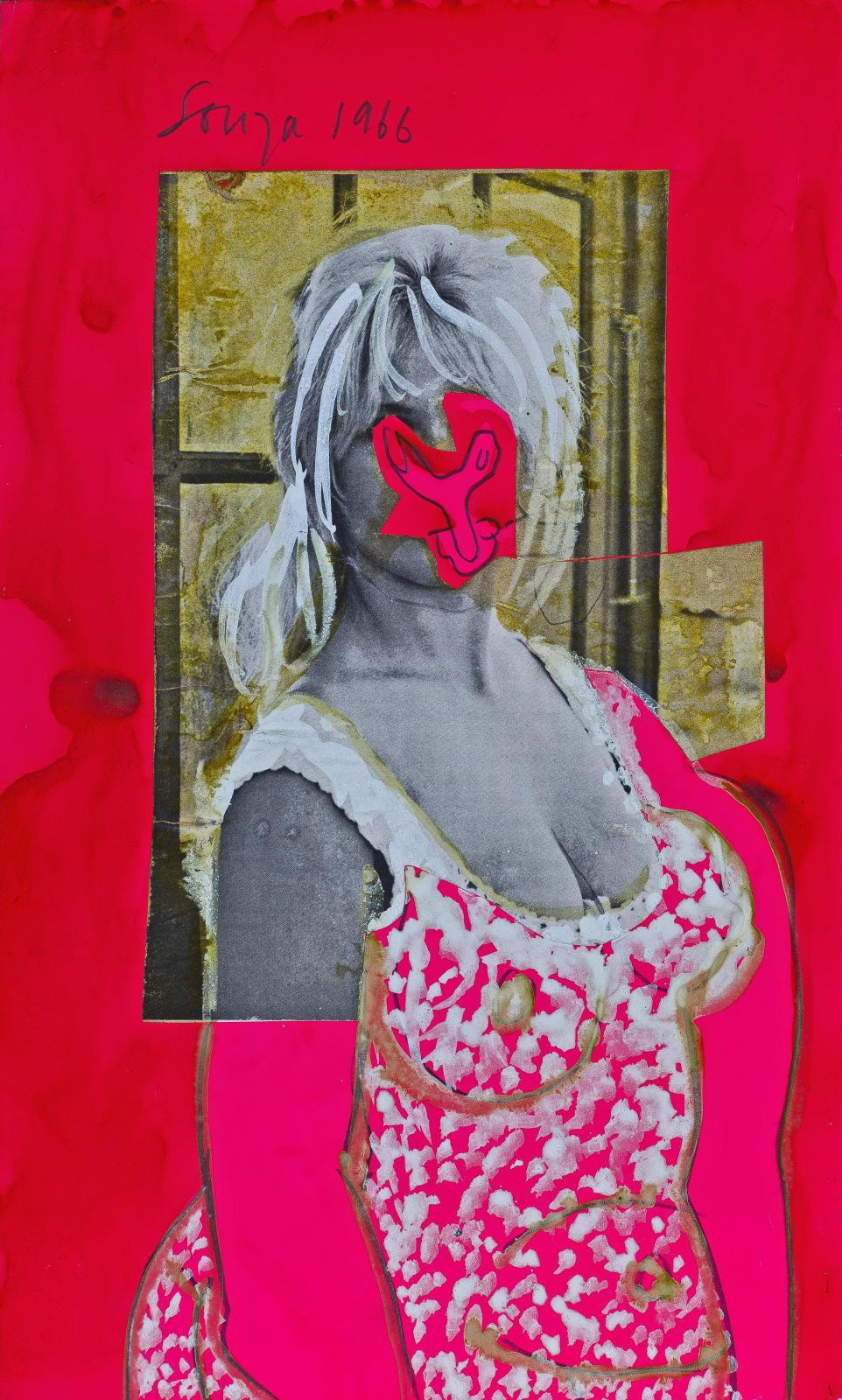 Francis Newton Souza, Untitled (Brigitte Bardot), 1968