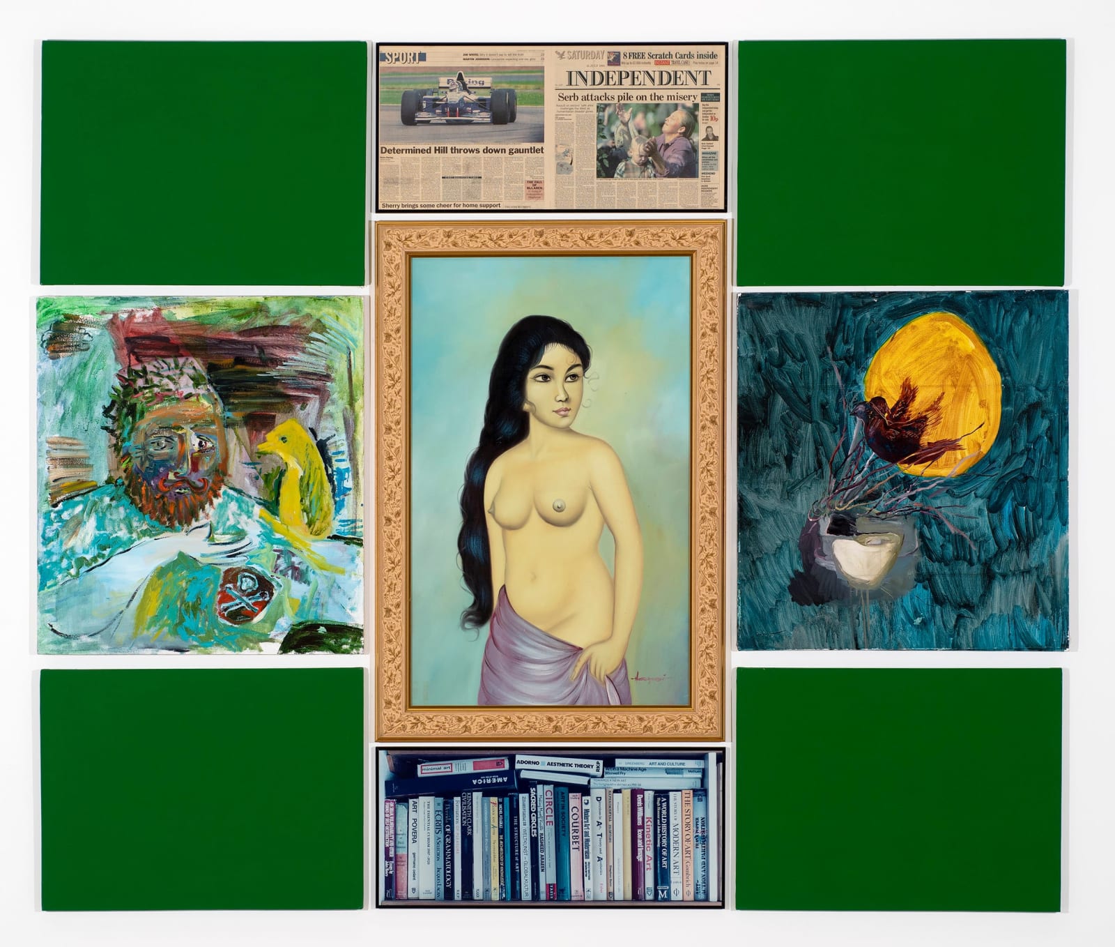 Rasheed Araeen, Les Condition Postmodern (Anything Goes in Post Modernity) , 1996