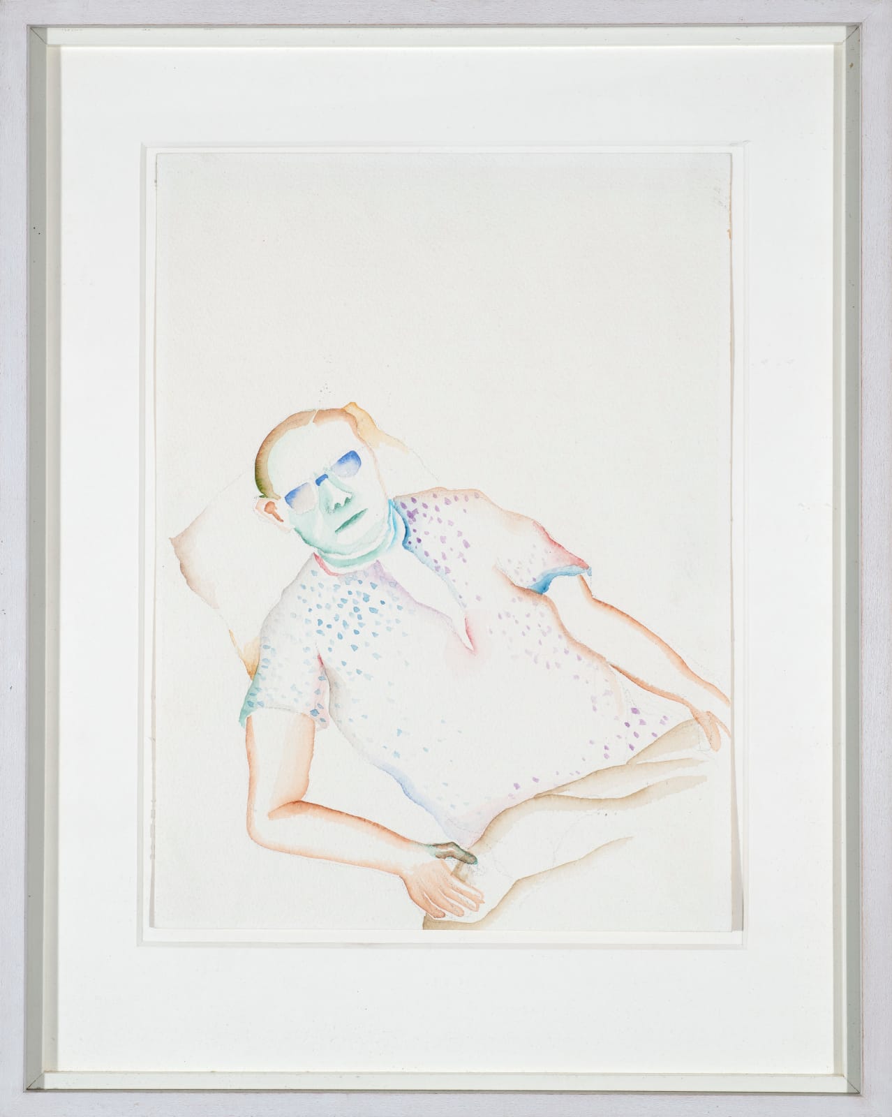 Bhupen Khakhar, Man in Bed, 1974