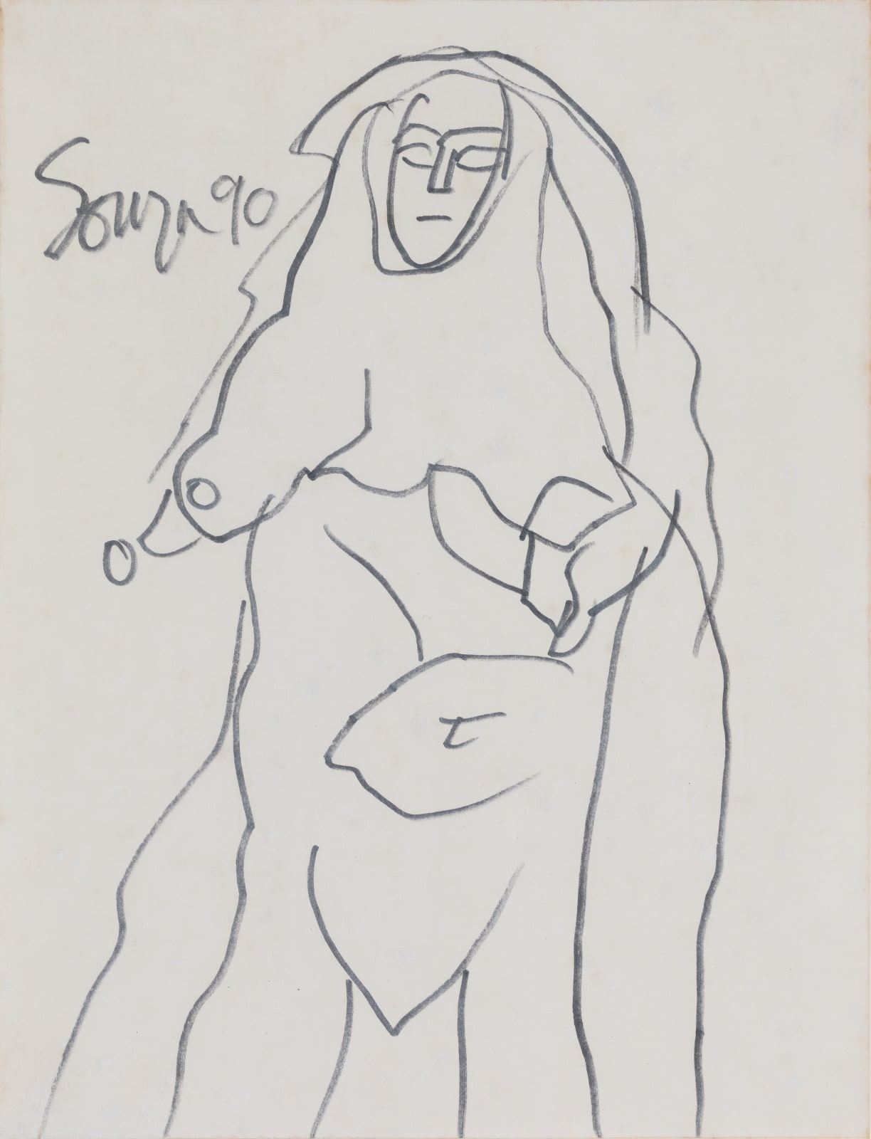 Francis Newton Souza, Untitled, 1990