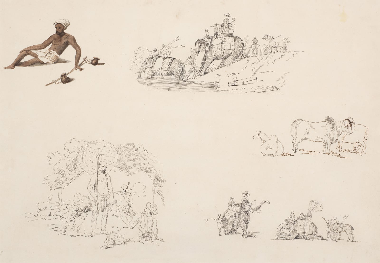 Company School, Studies of Indian Life, 19th Century