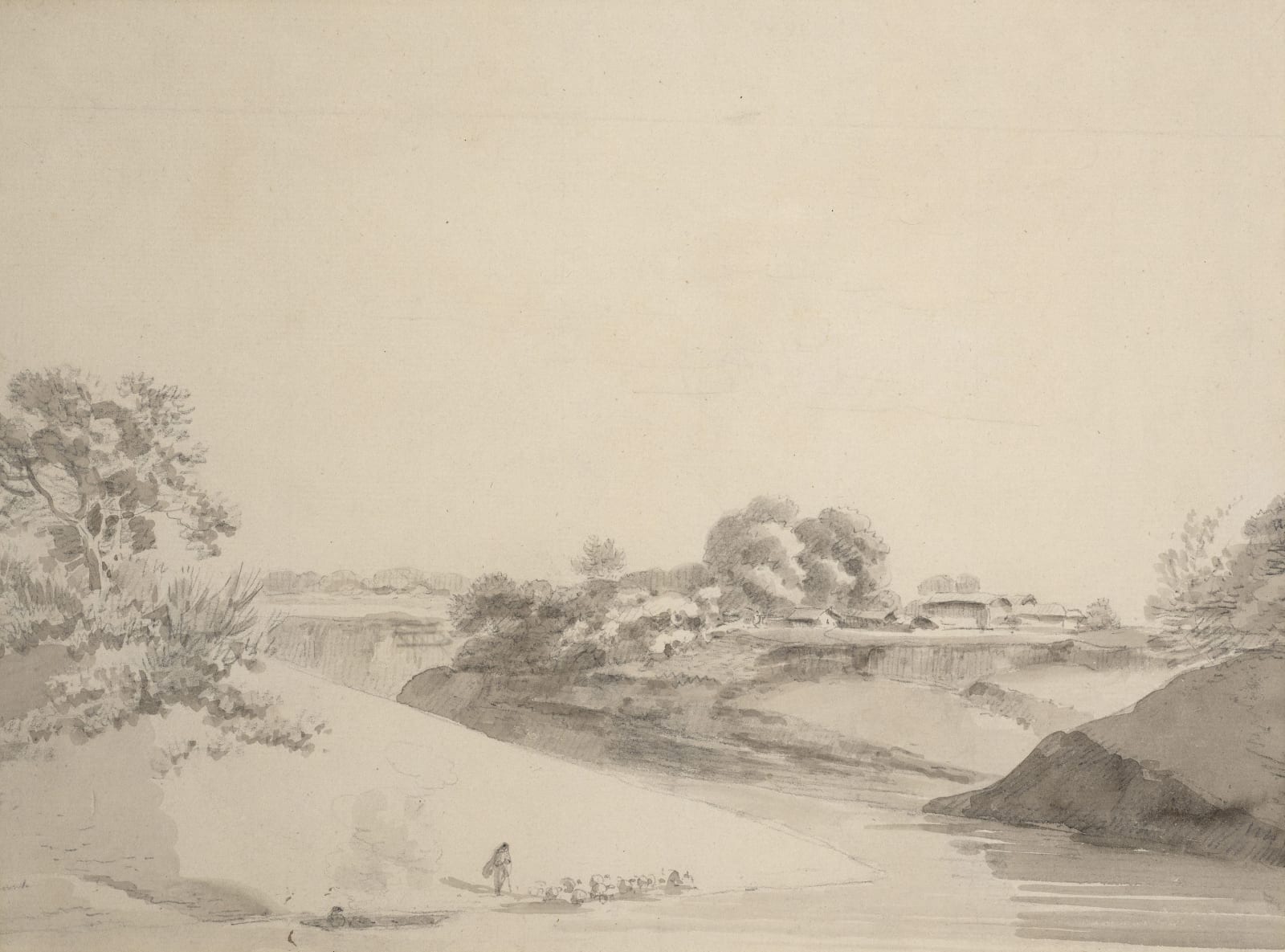 William Daniell, An Indian River Scene