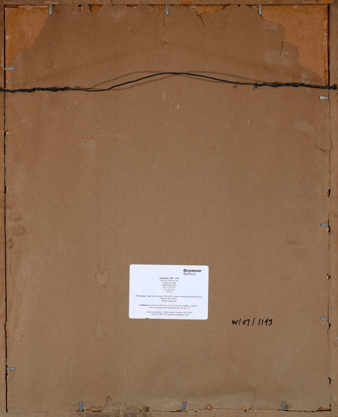 Jamini Roy, Untitled (Dancing Girl)