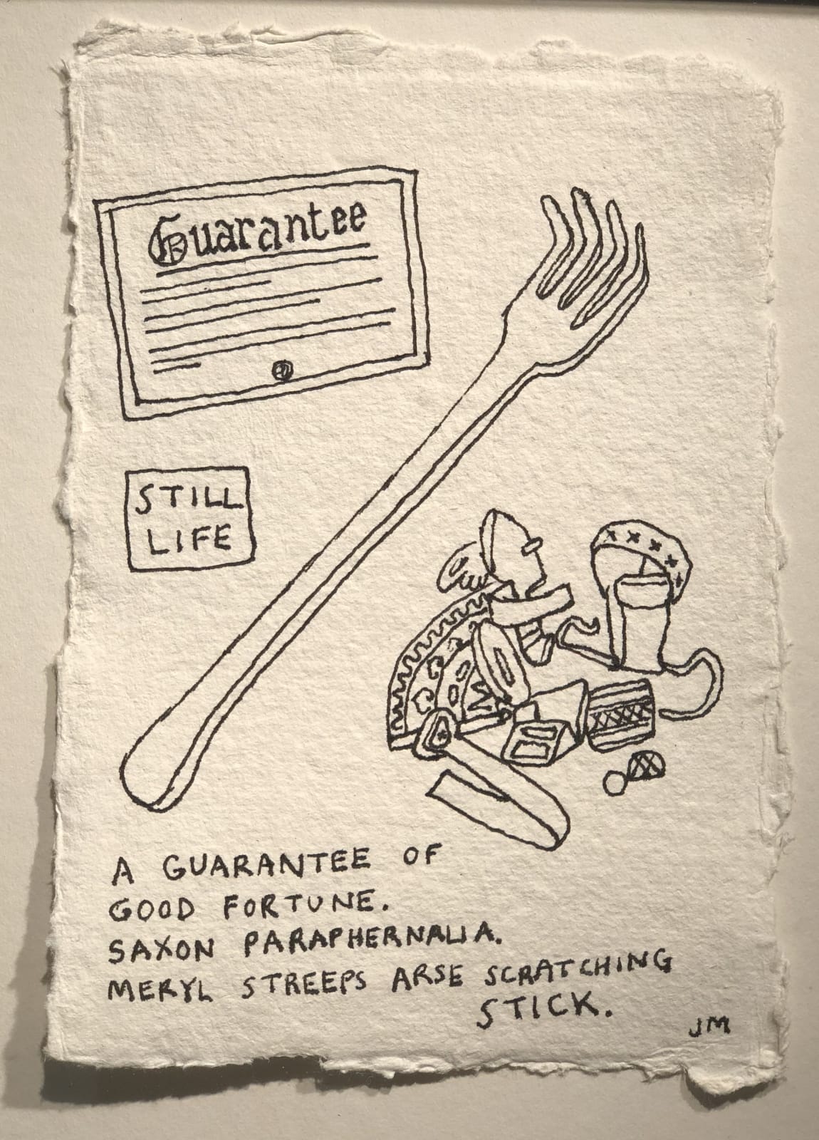 Jim Moir, Still Life with Guarantee, 2018