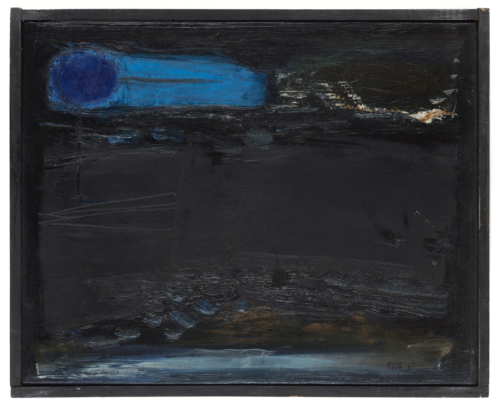 Sayed Haider Raza, La Plage, 1961