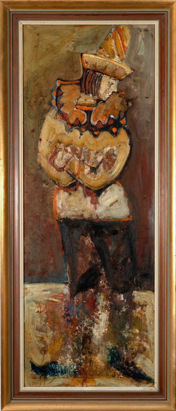 Sadanand K. Bakre, Untitled (Pierrot), 1964