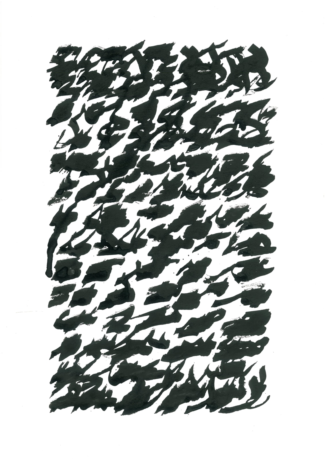 Mohammad Ali Talpur, Untitled (Alif Series, 8), 2020