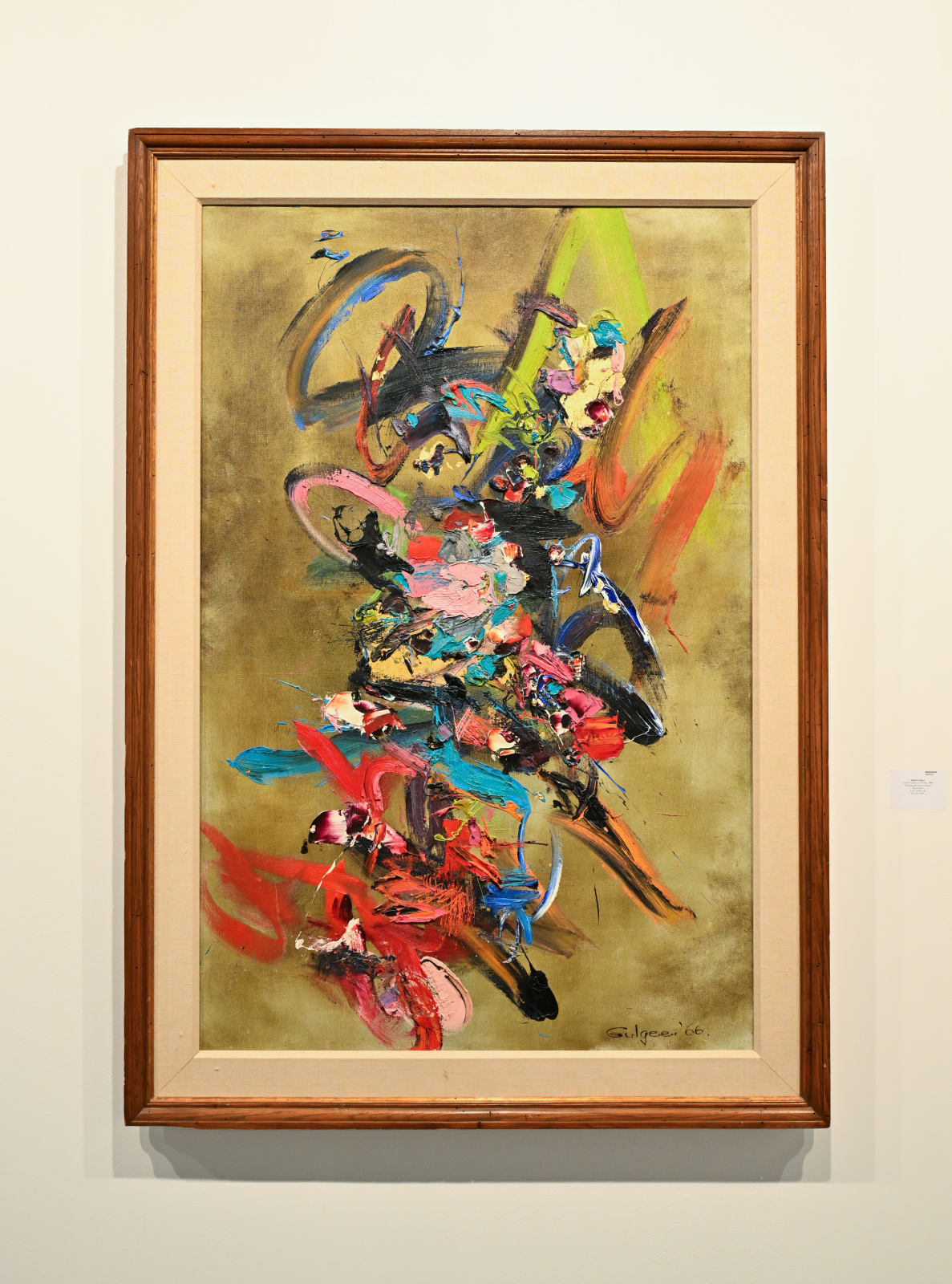 Ismail Gulgee, Untitled (Abstract Forms), 1966