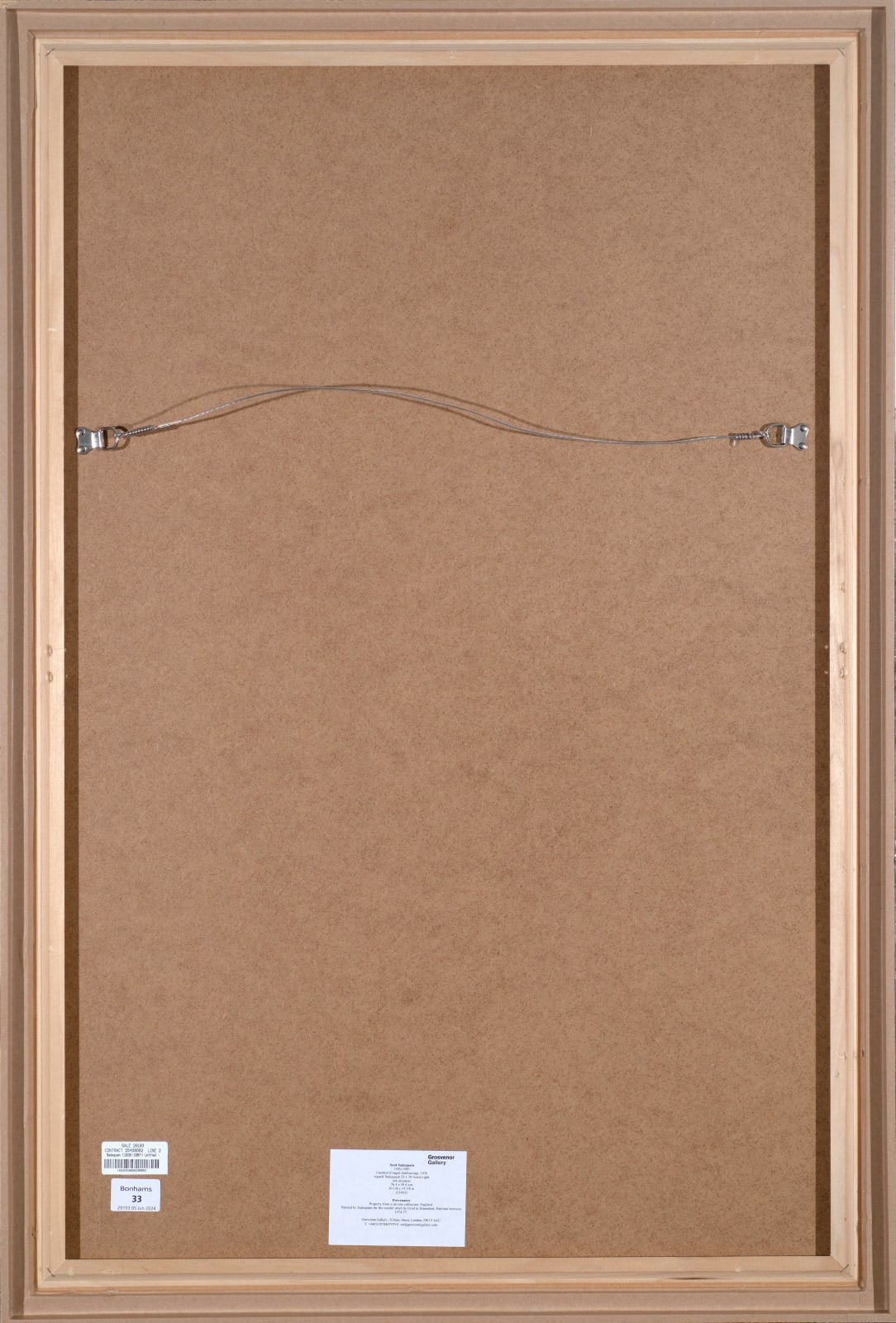 Syed Sadequain, Untitled (Couple Embracing), 1976