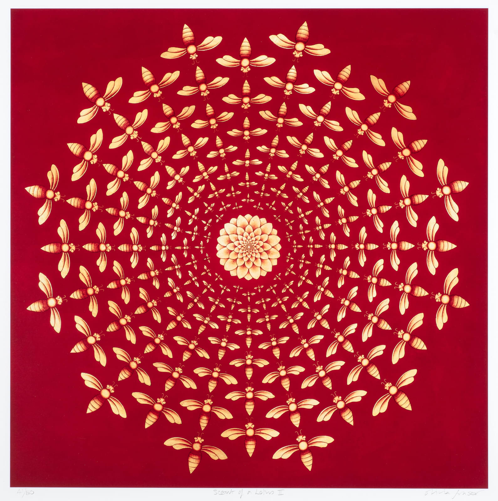 Olivia Fraser, Scent of a Lotus (Diptych), 2025