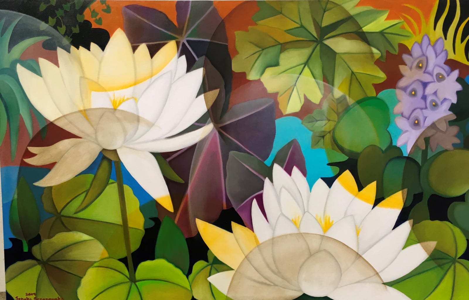 Senaka Senanayake, White Lotus, 2019