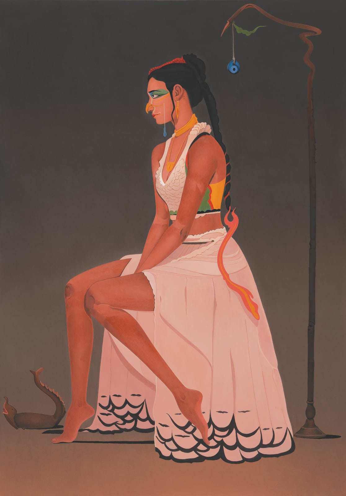 Surendran Nair, Exquisite corpse shall drink new wine: An Actor (Lady Amherst's) at play, an imaginarty one: There is something rotten in the Cloud Cuckoo Cowntry. (Sargam, Visargam and a Refrain) Cuckoonebulopolis, 2025