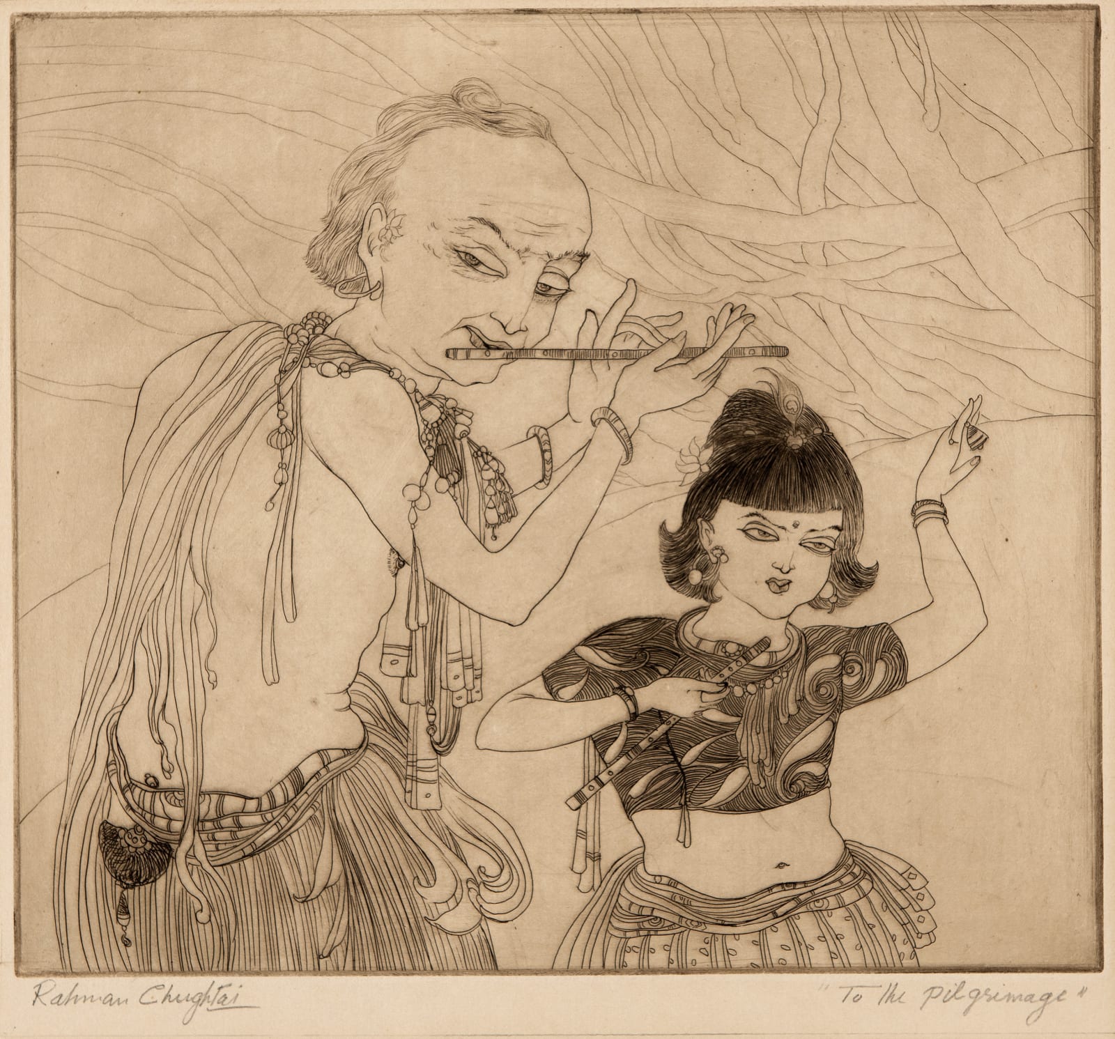 Abdur Rahman Chughtai, To the Pilgrimage