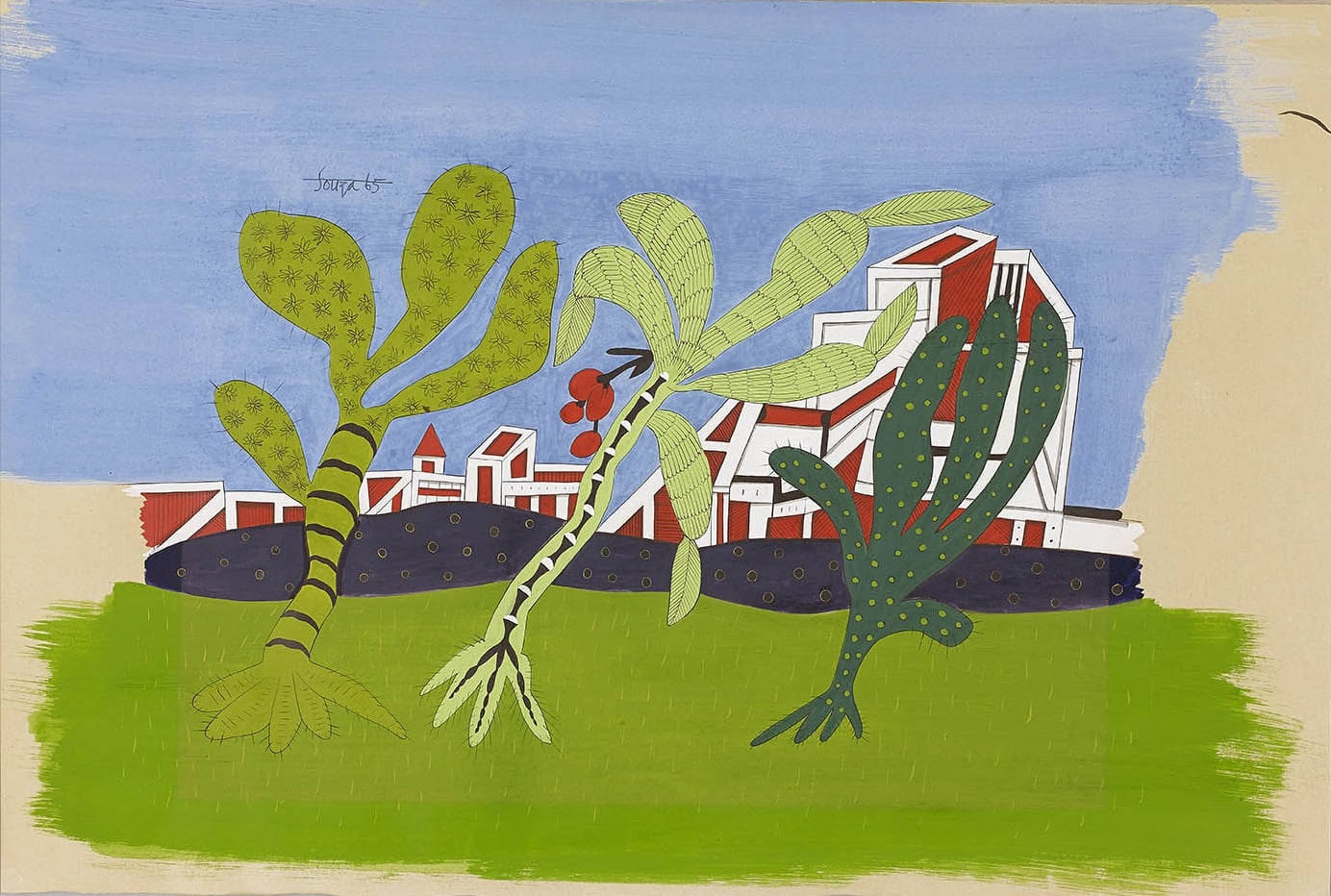 Francis Newton Souza, Untitled (Kalam Landscape), 1965