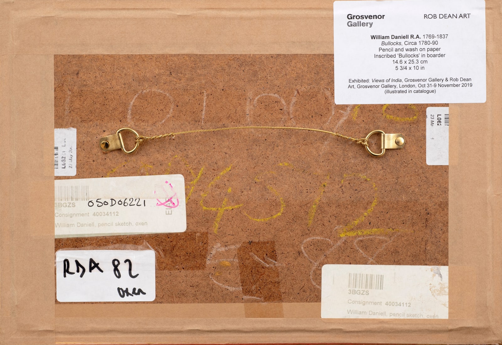 William Daniell R.A., Bullocks, Circa 1780-90