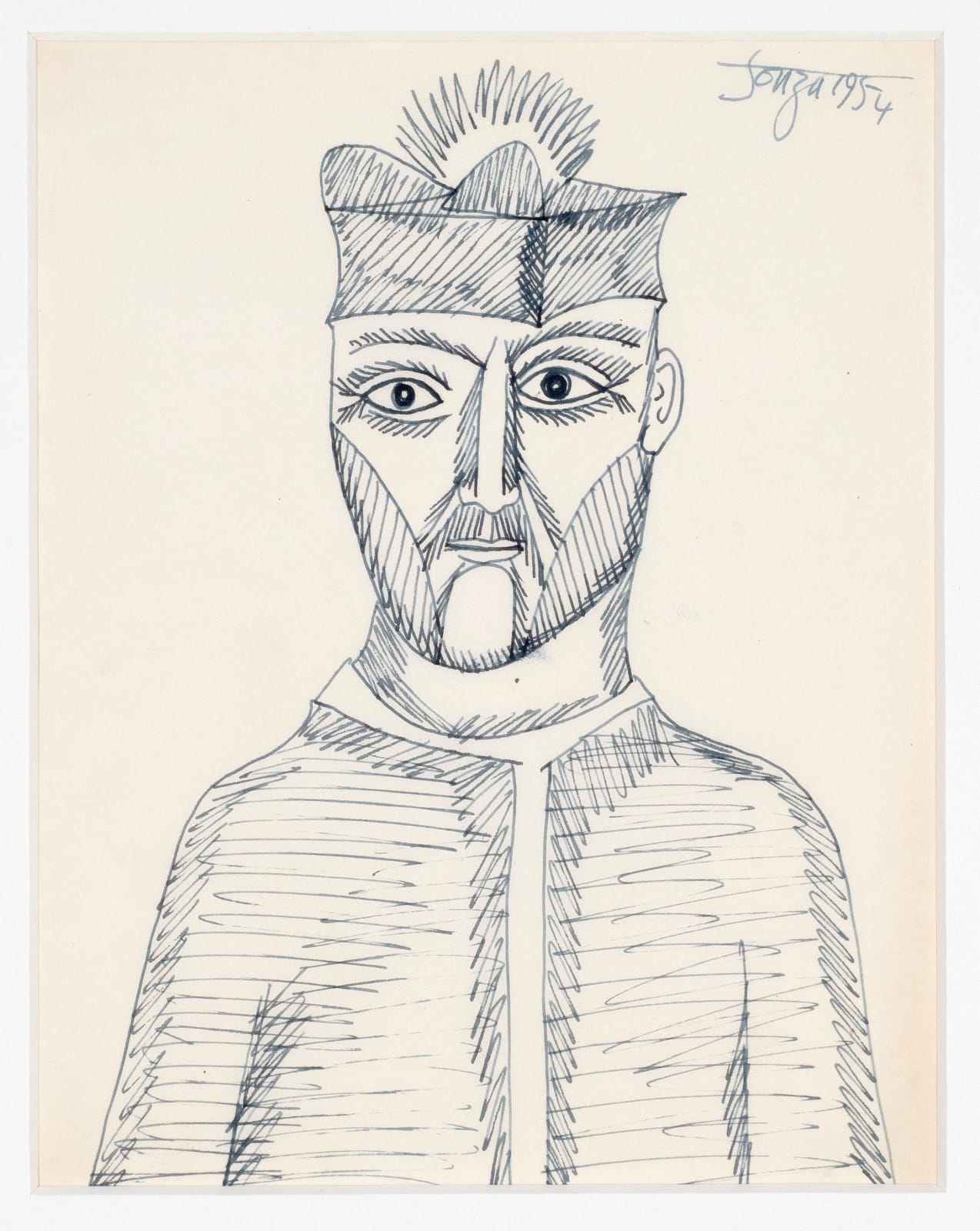 Francis Newton Souza, Untitled (Cardinal), 1954