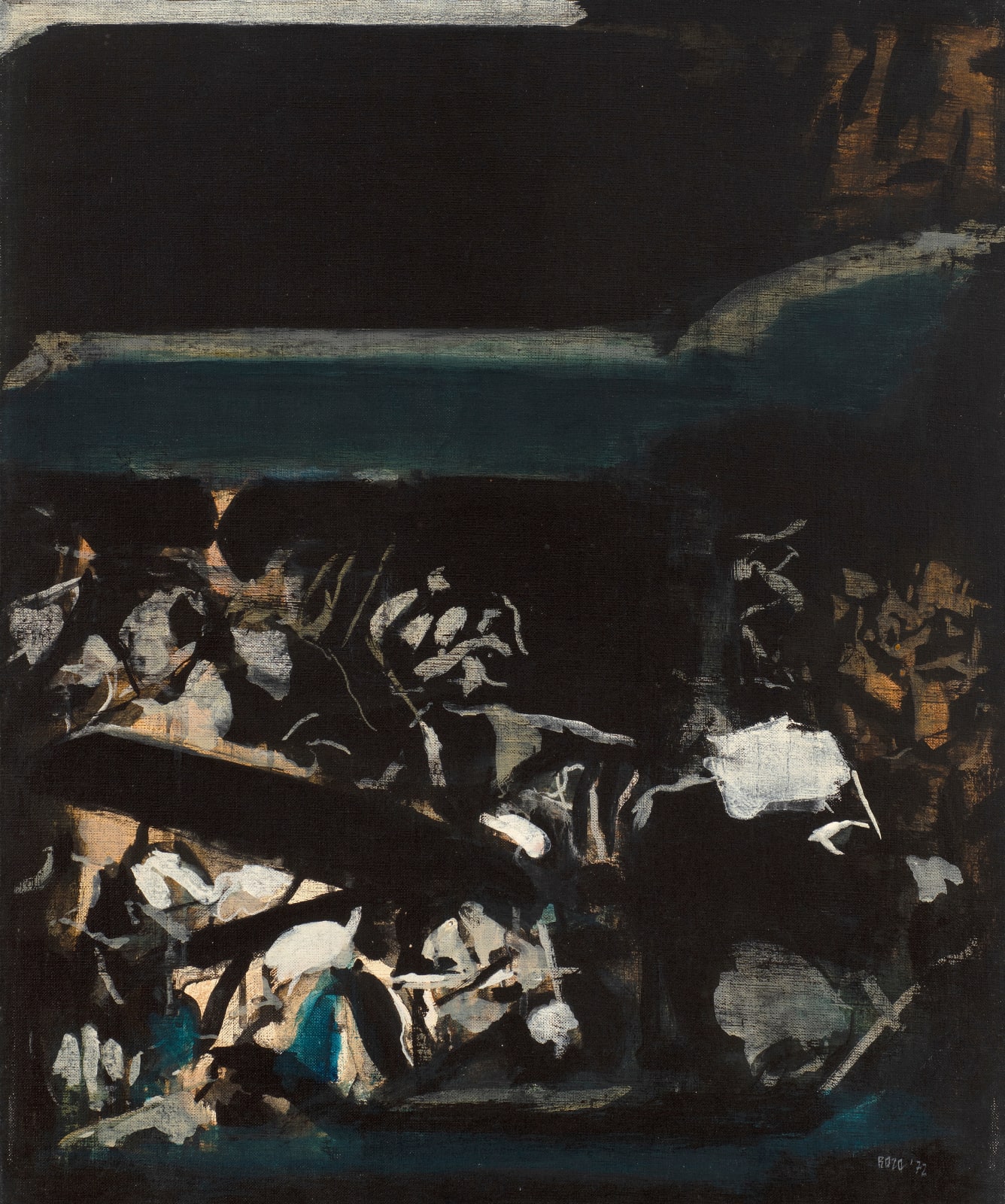 Sayed Haider Raza, Untitled, 1972