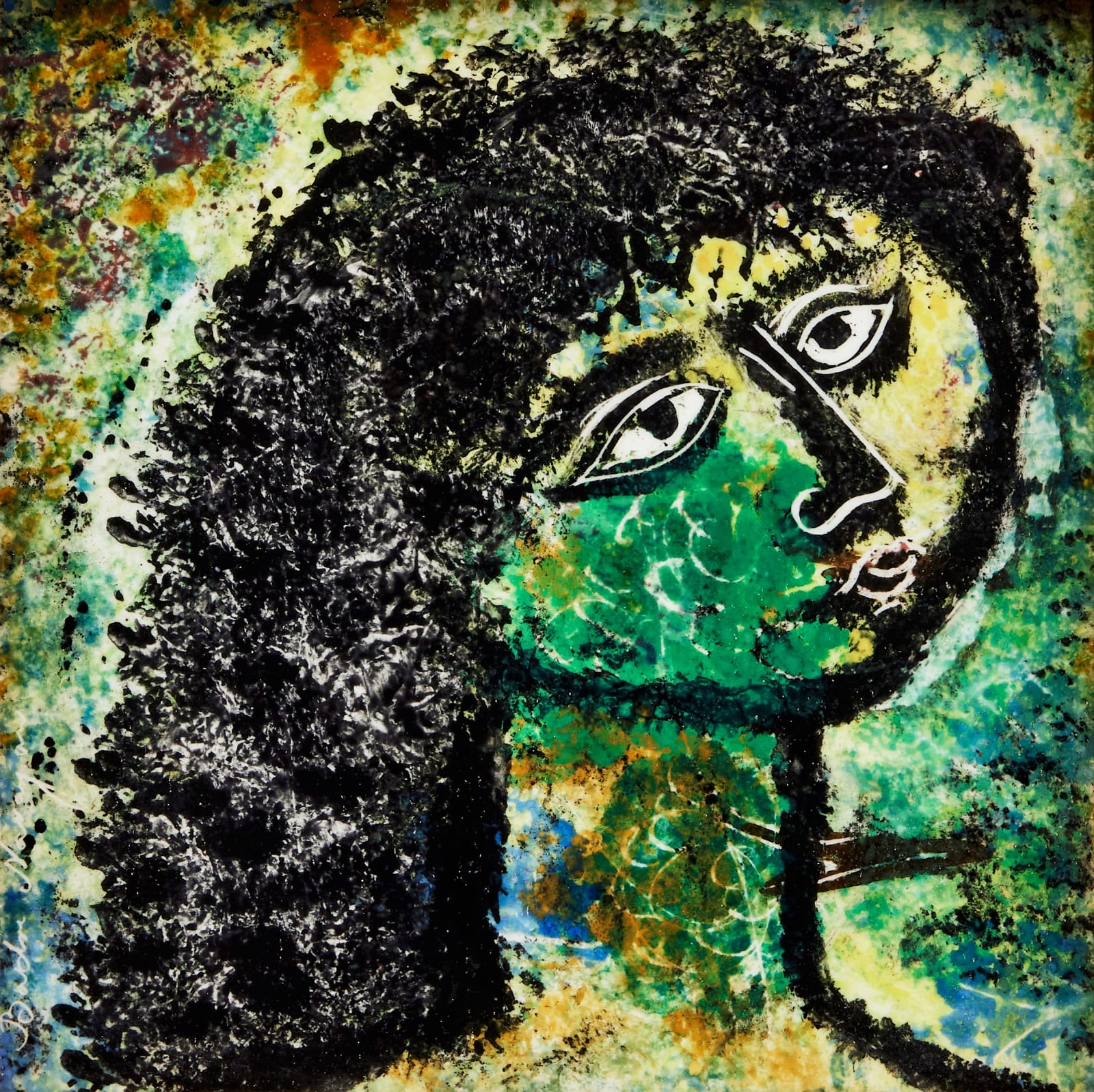 Badri Narayan, Portrait of a Girl