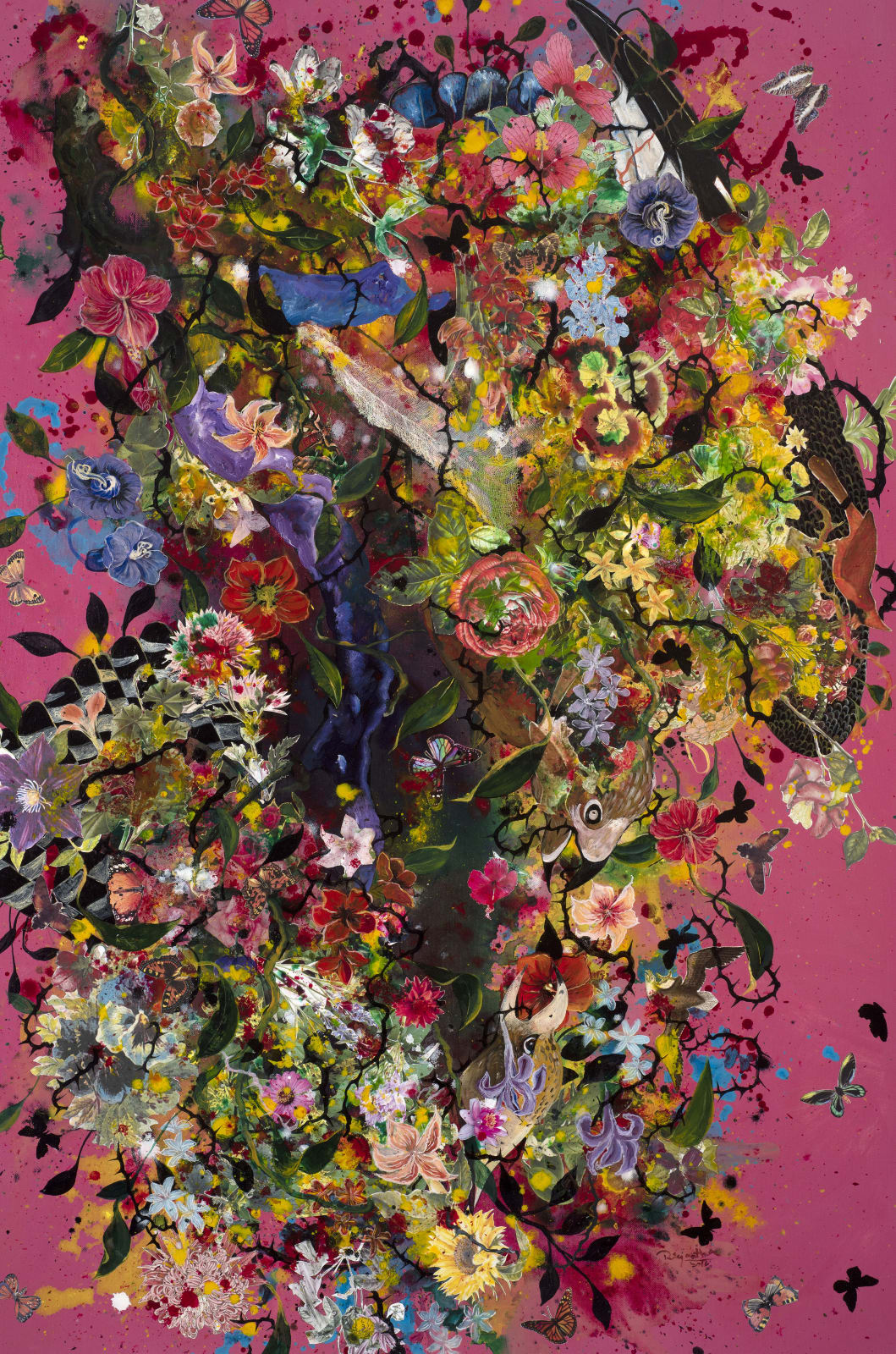 Priyantha Udagedara, Garden of Earthly Delight I, 2016