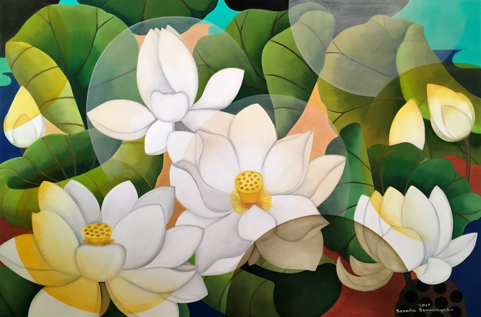 Senaka Senanayake, White Lotus, 2017