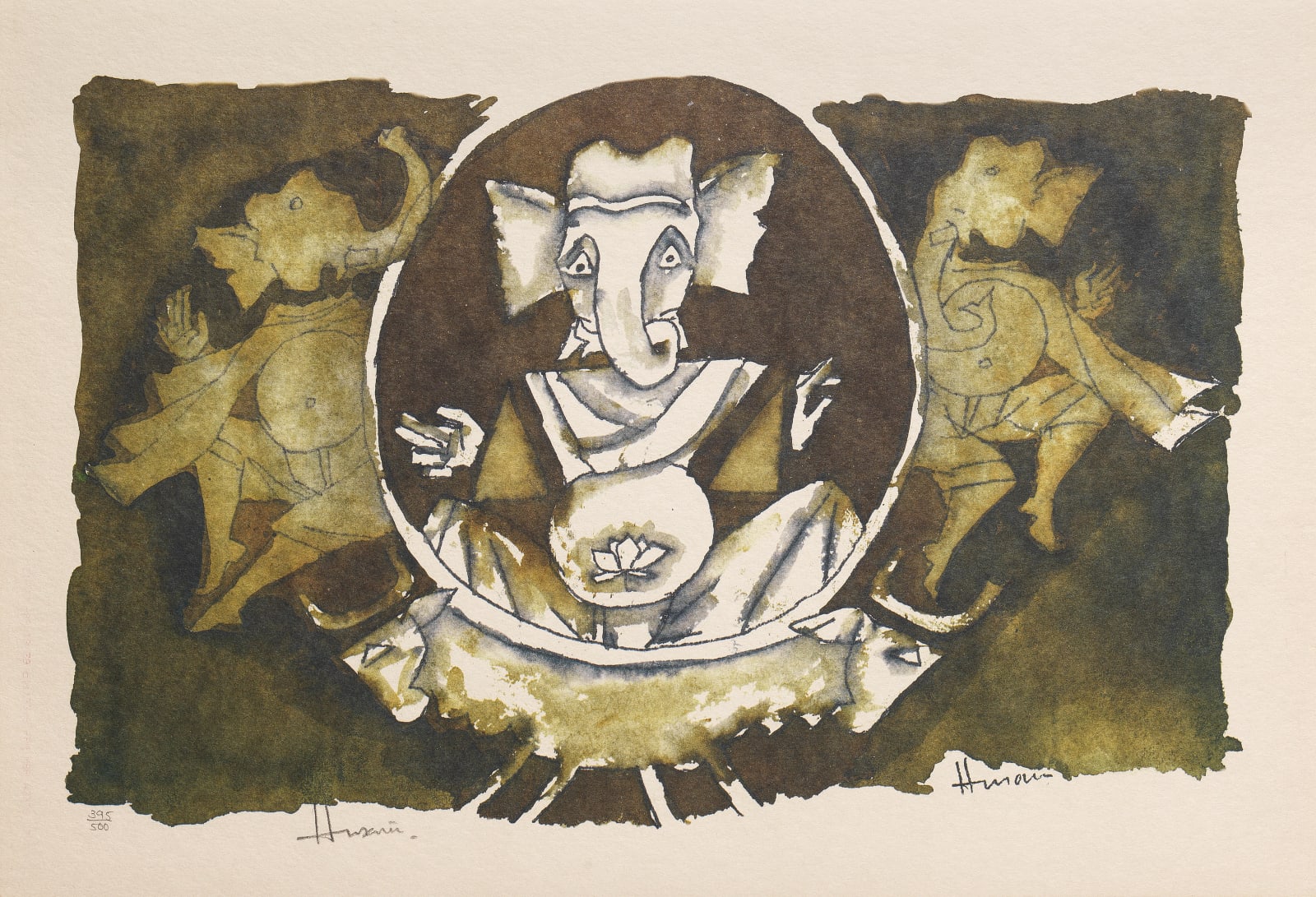 Maqbool Fida Husain, Ashta Vinayak series