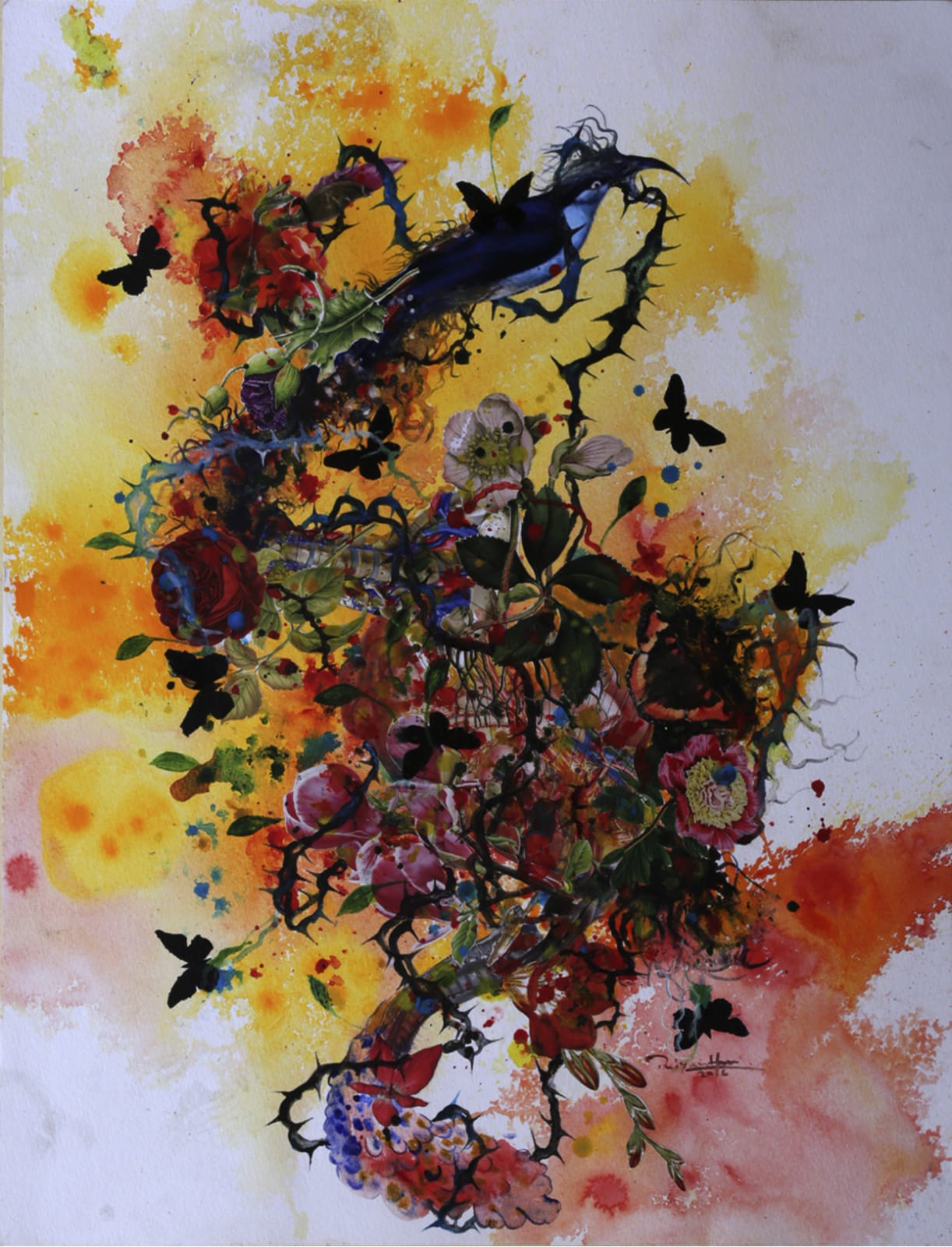 Priyantha Udagedara, Garden of Earthly Delight VII, 2016