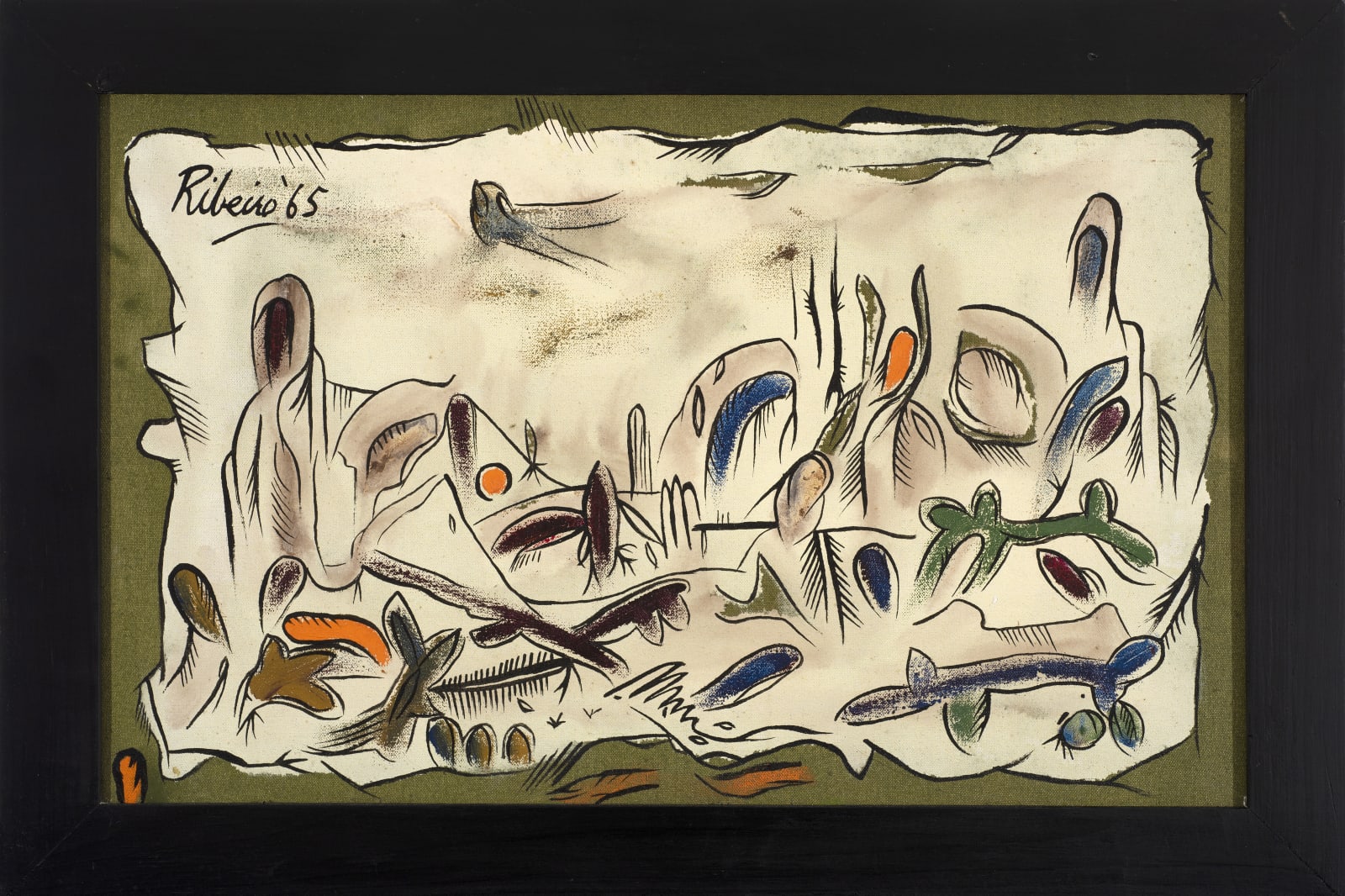 Lancelot Ribeiro, Untitled (Abstract Landscape), 1965