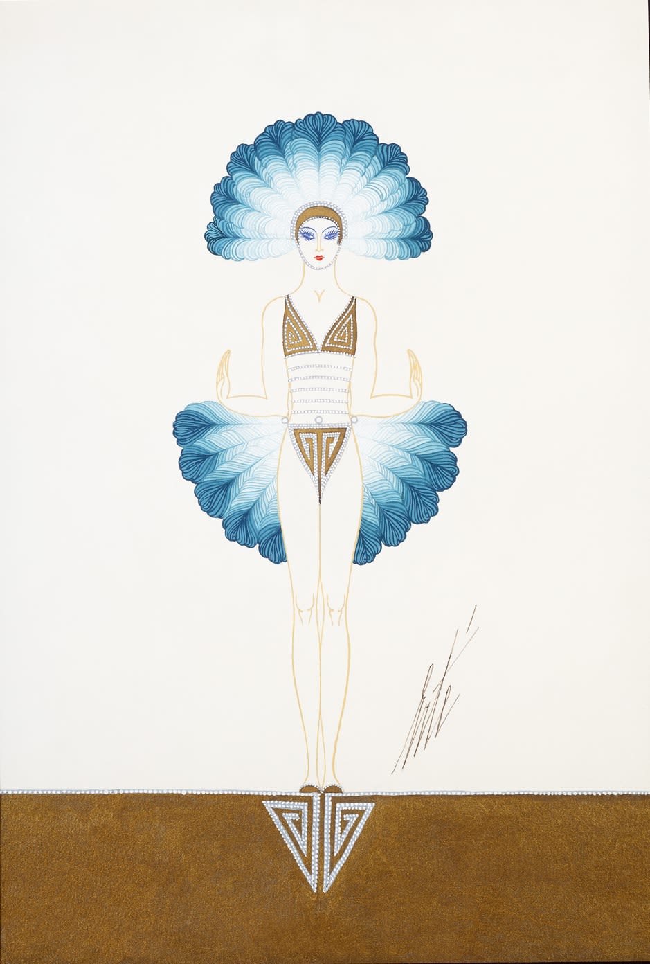 Romain de Tirtoff (Erté), Costume for Manhattan Mary, 1927