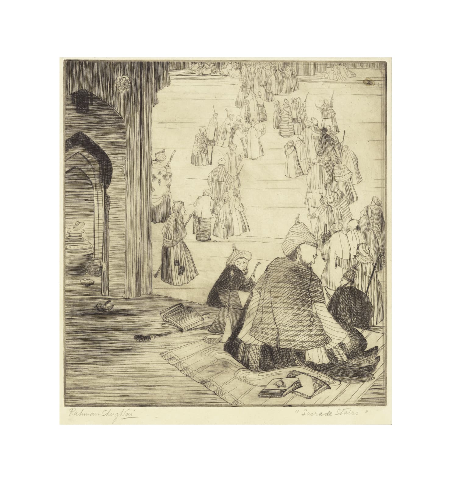 Abdur Rahman Chughtai, Sacred Stairs