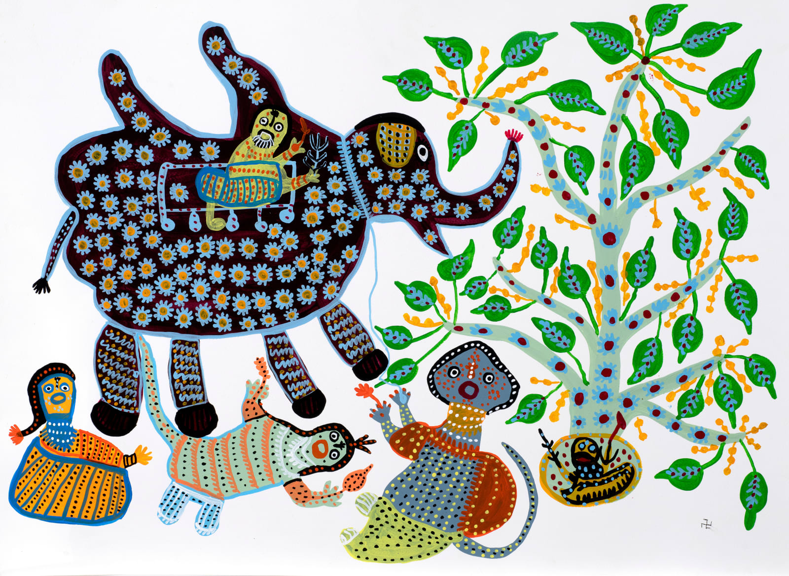 Ramrati Bai Baiga, Untitled, 2021