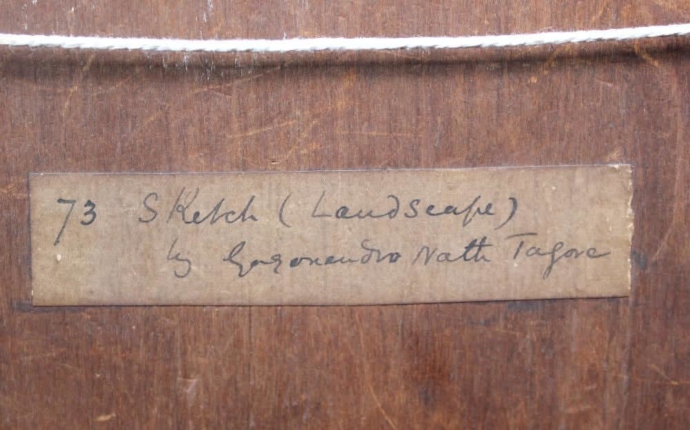 Gagandranath Tagore, Untitled (Figure at Dawn), 1920 Circa