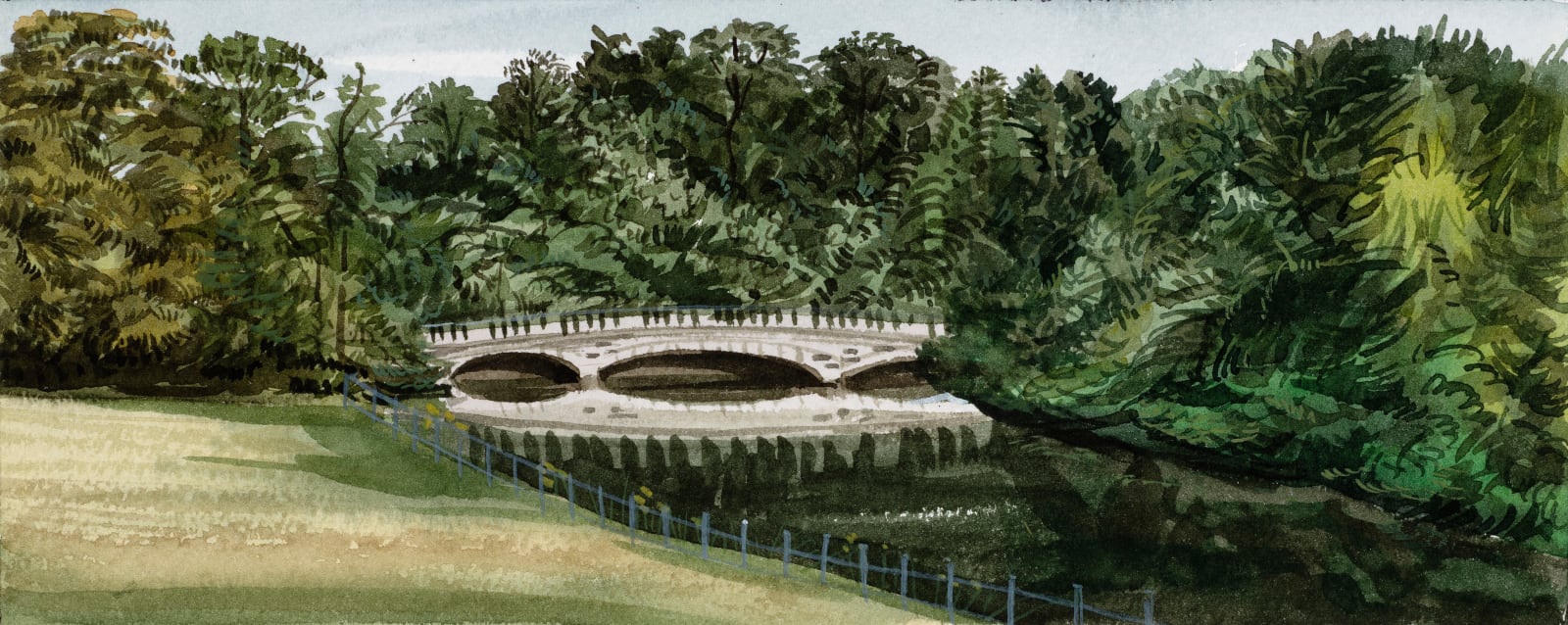 Shibu Natesan, Fake Bridge, Hampstead Heath, 2018