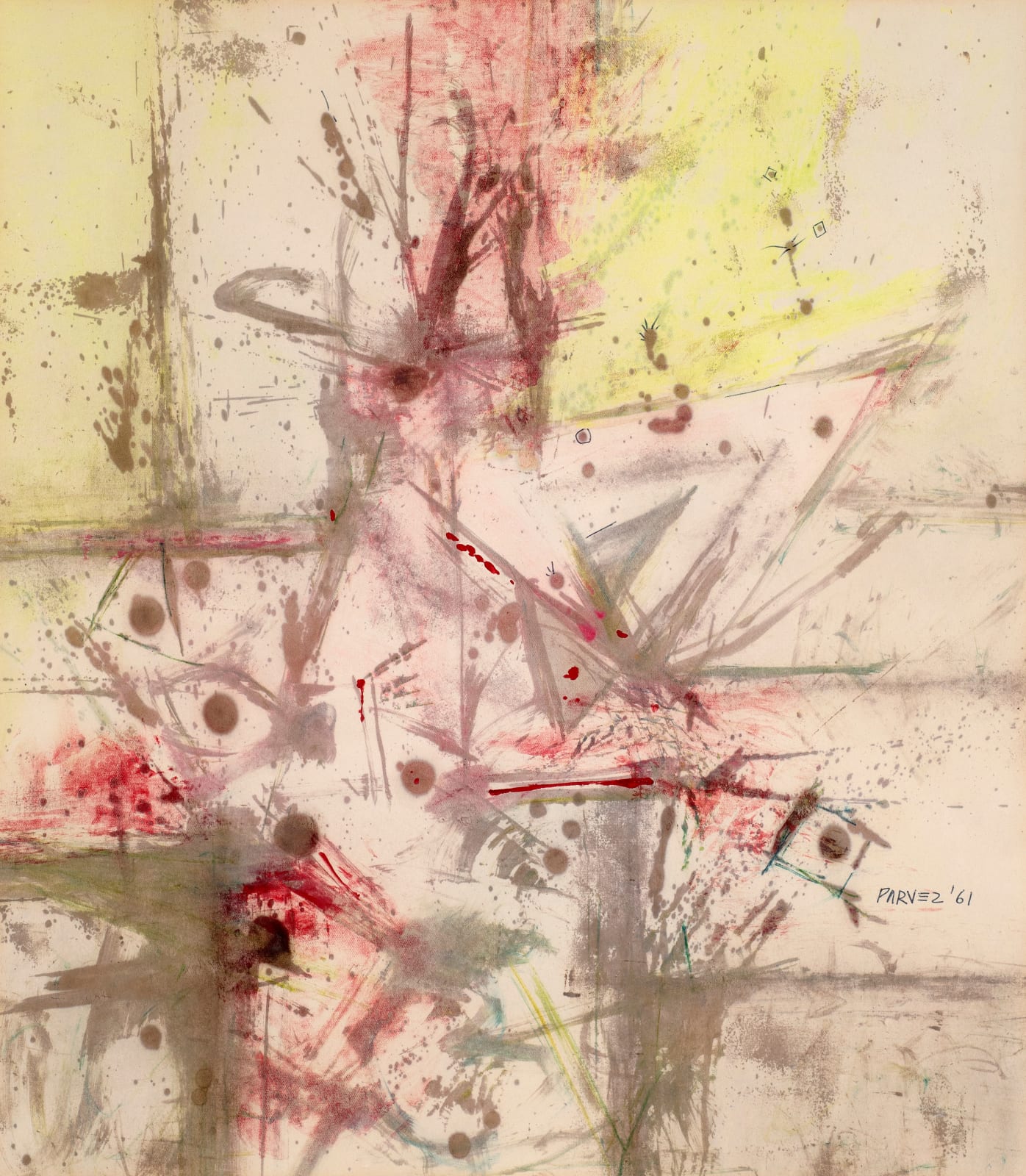 Ahmed Parvez, Metaphorical Landscape Series, 1961