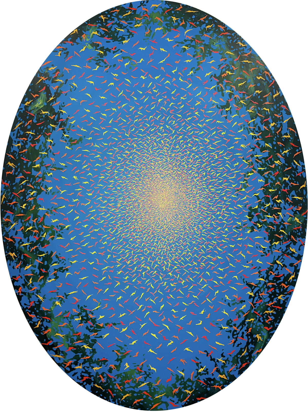 Harry Rüdham, Sprinkled Through the Foliage I, 2021