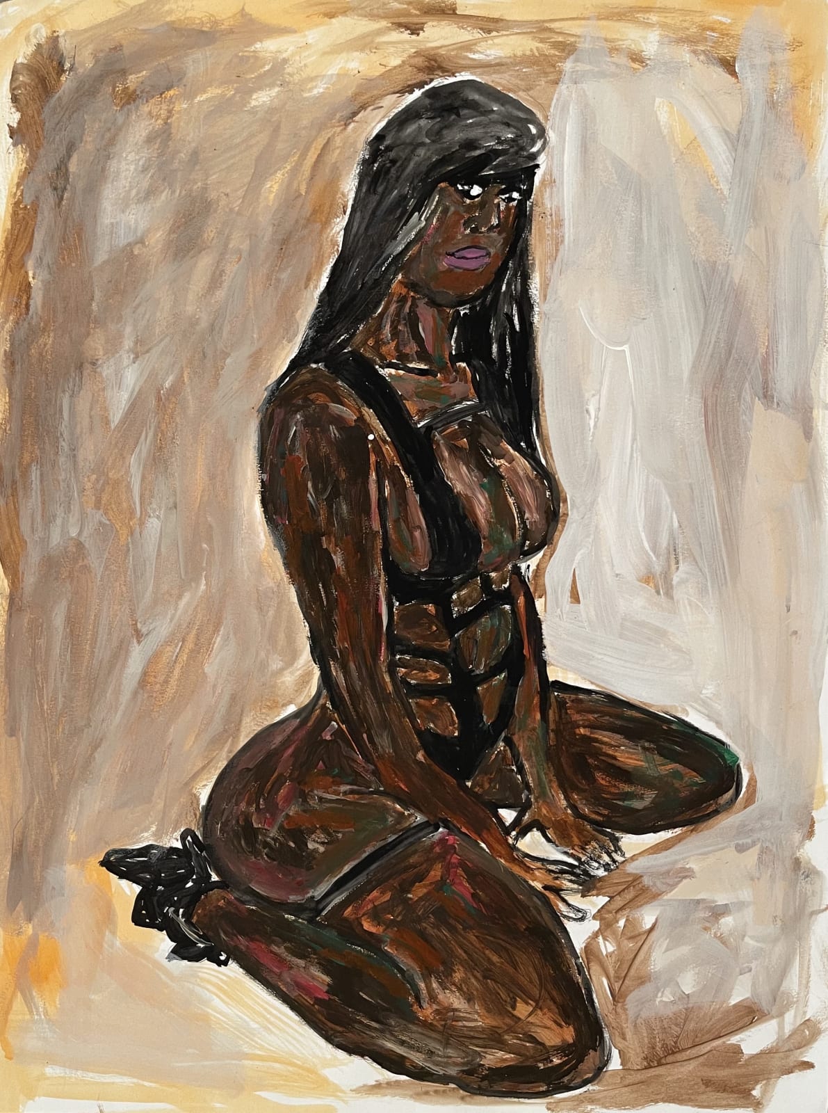 John Isiah Walton, Untitled (Bad Bitch), 2020
