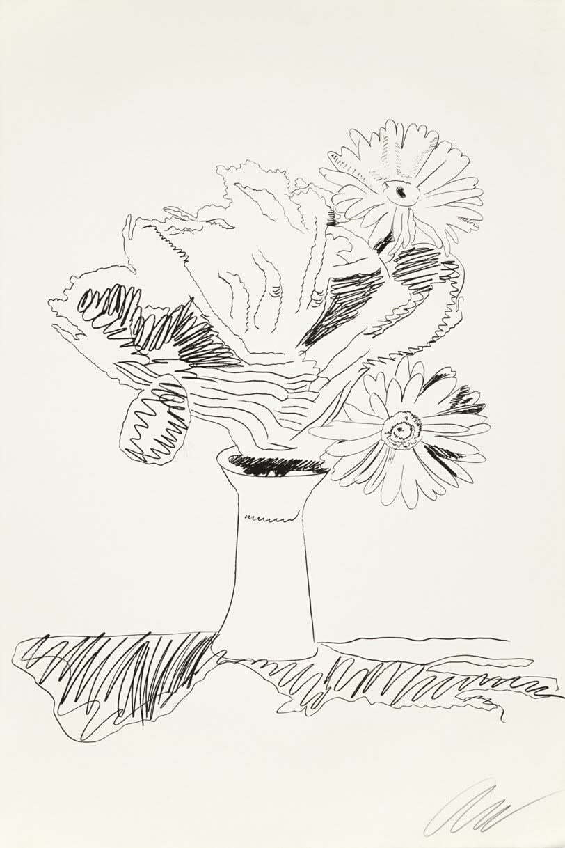 Andy Warhol, Flowers (Black and White) (FS II.103), 1974
