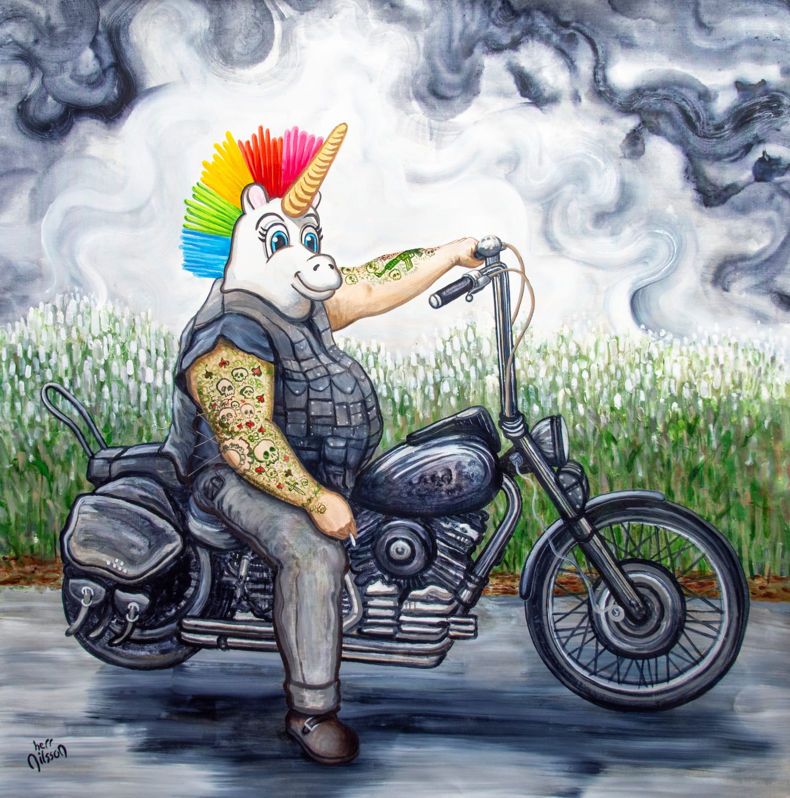 Herr Nilsson, Unicorn Rider, 2019