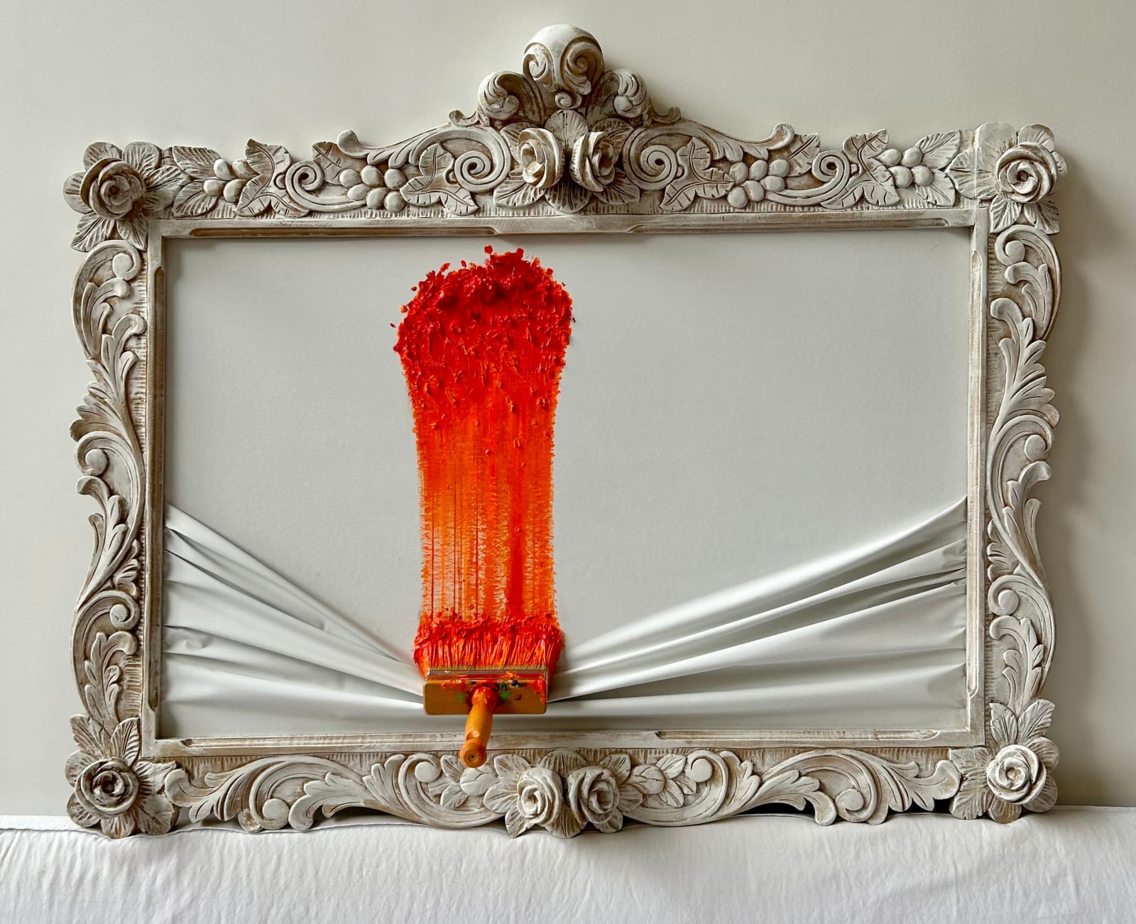 Jean-Paul Donadini, Brosse arrêtée orange , 2025