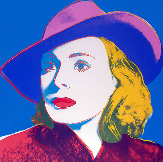 Andy Warhol, Ingrid Bergman With Hat F.S. II 315, 1983