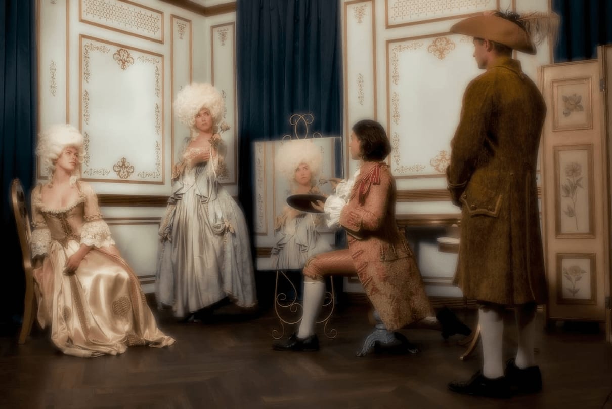 Tyler Shields, A Portrait Of Her Highness In The Grand Ballroom, 2015