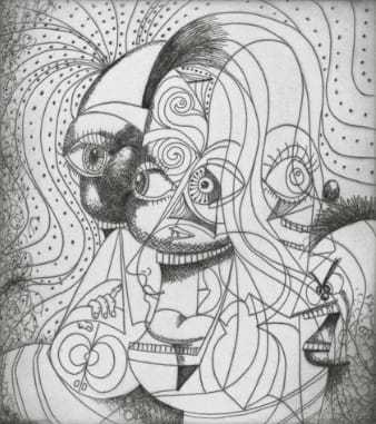 George Condo, Insane Clown, 2019